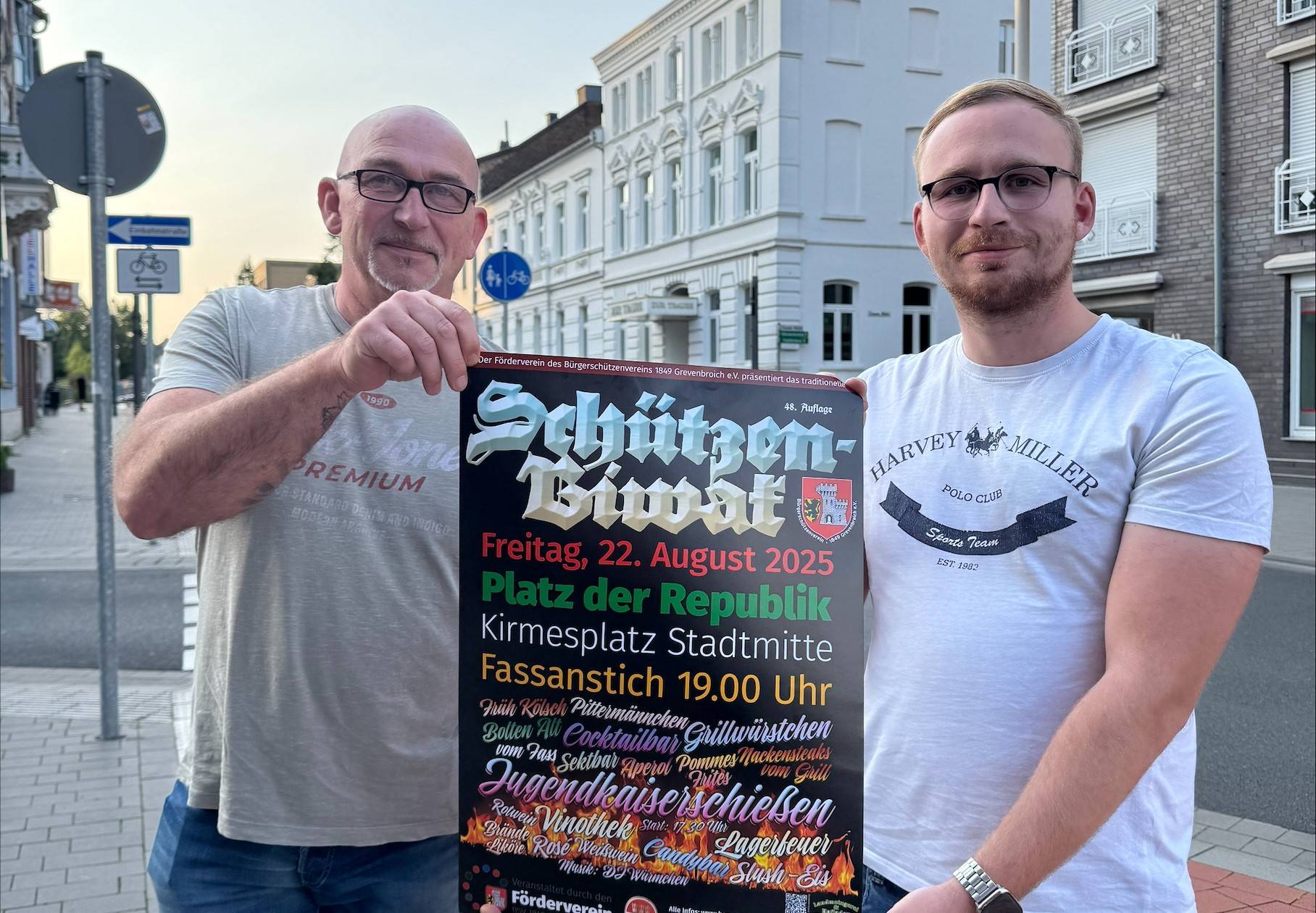 Kronprinz und König werben für die