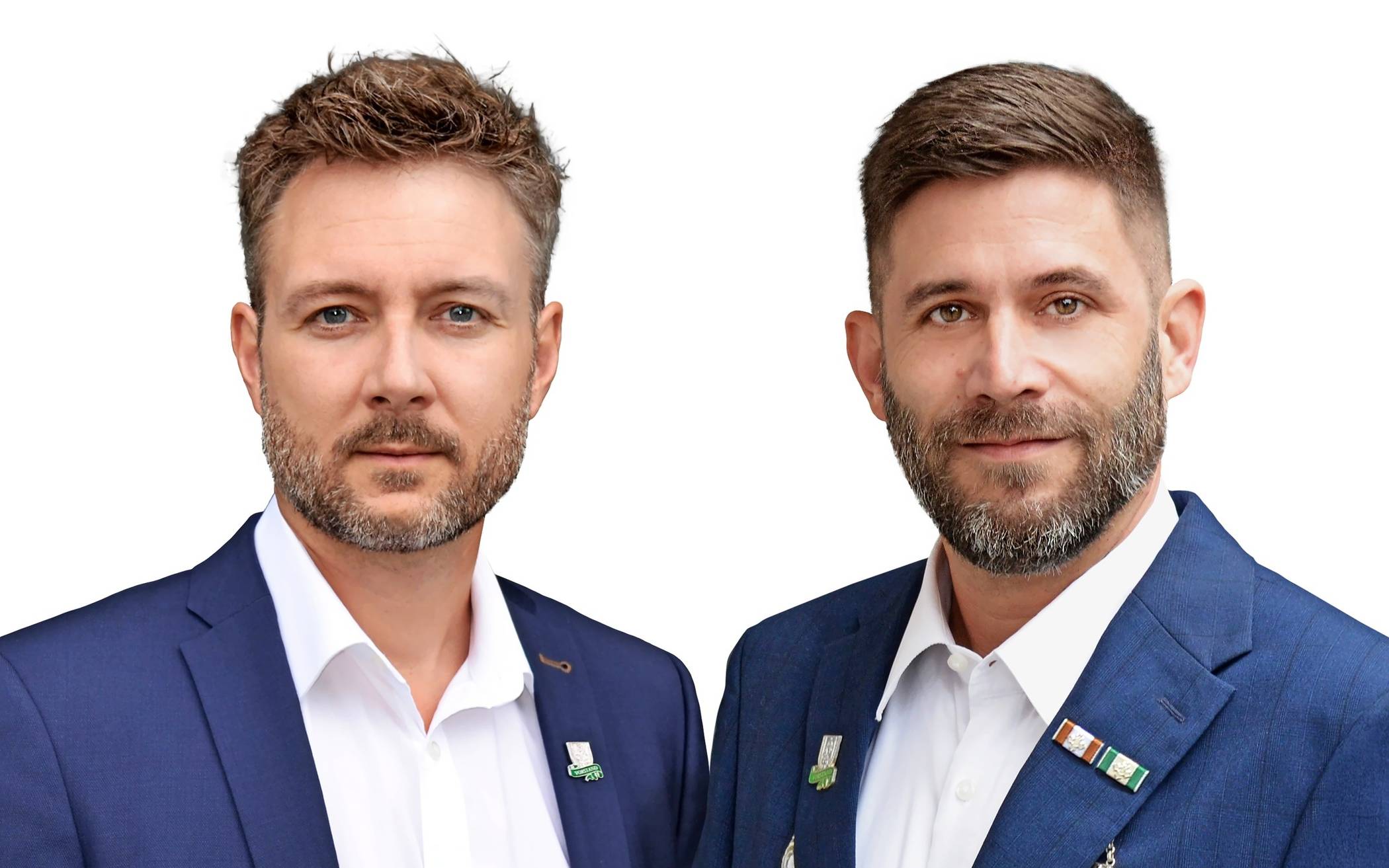  Präsident Sven Frimmersdorf und Vizepräsident Rayko Limp. 