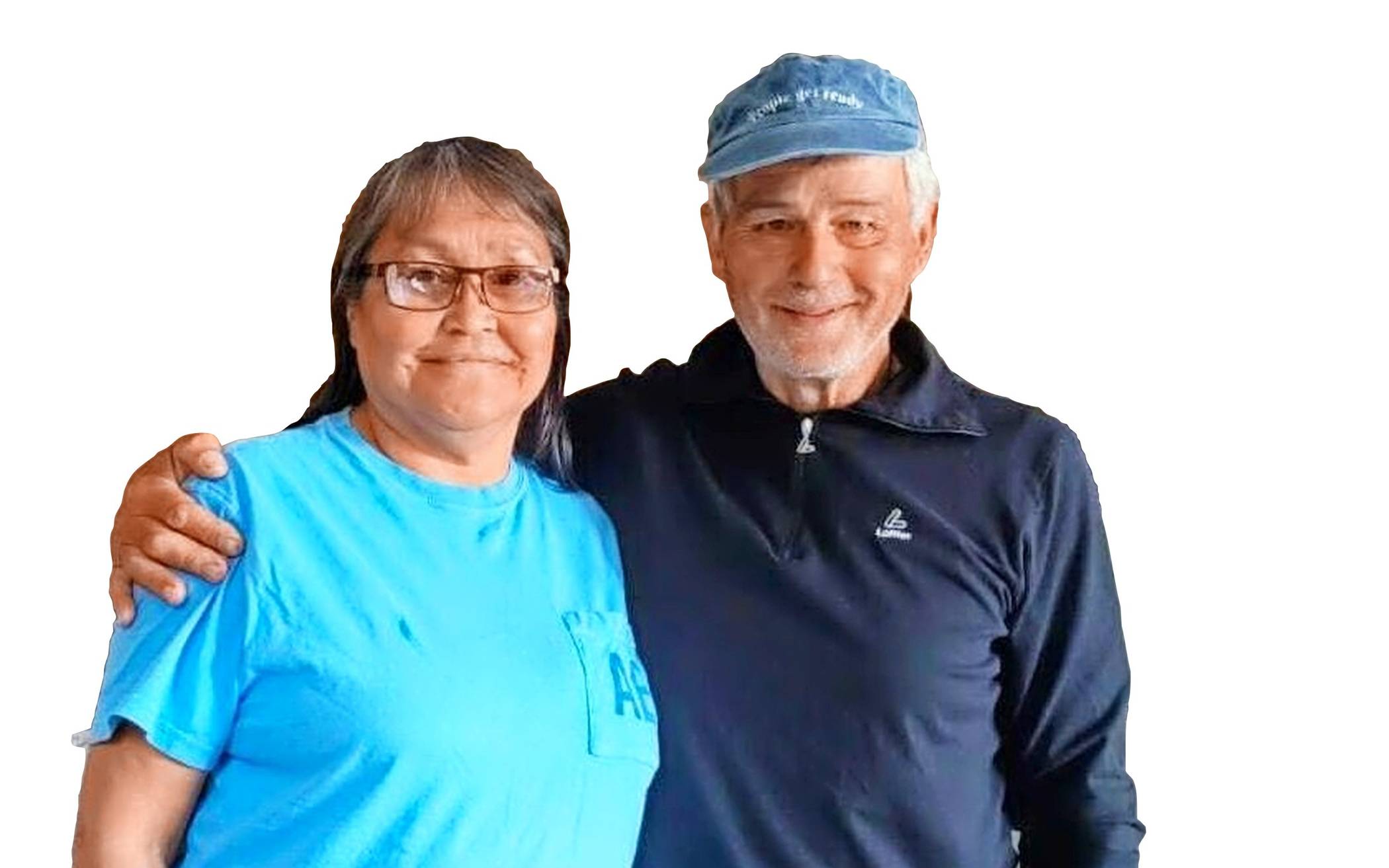  Lüttgen mit Winnie, einer „Gwichin First Nation“aus „Fort Mc Pherson“. 