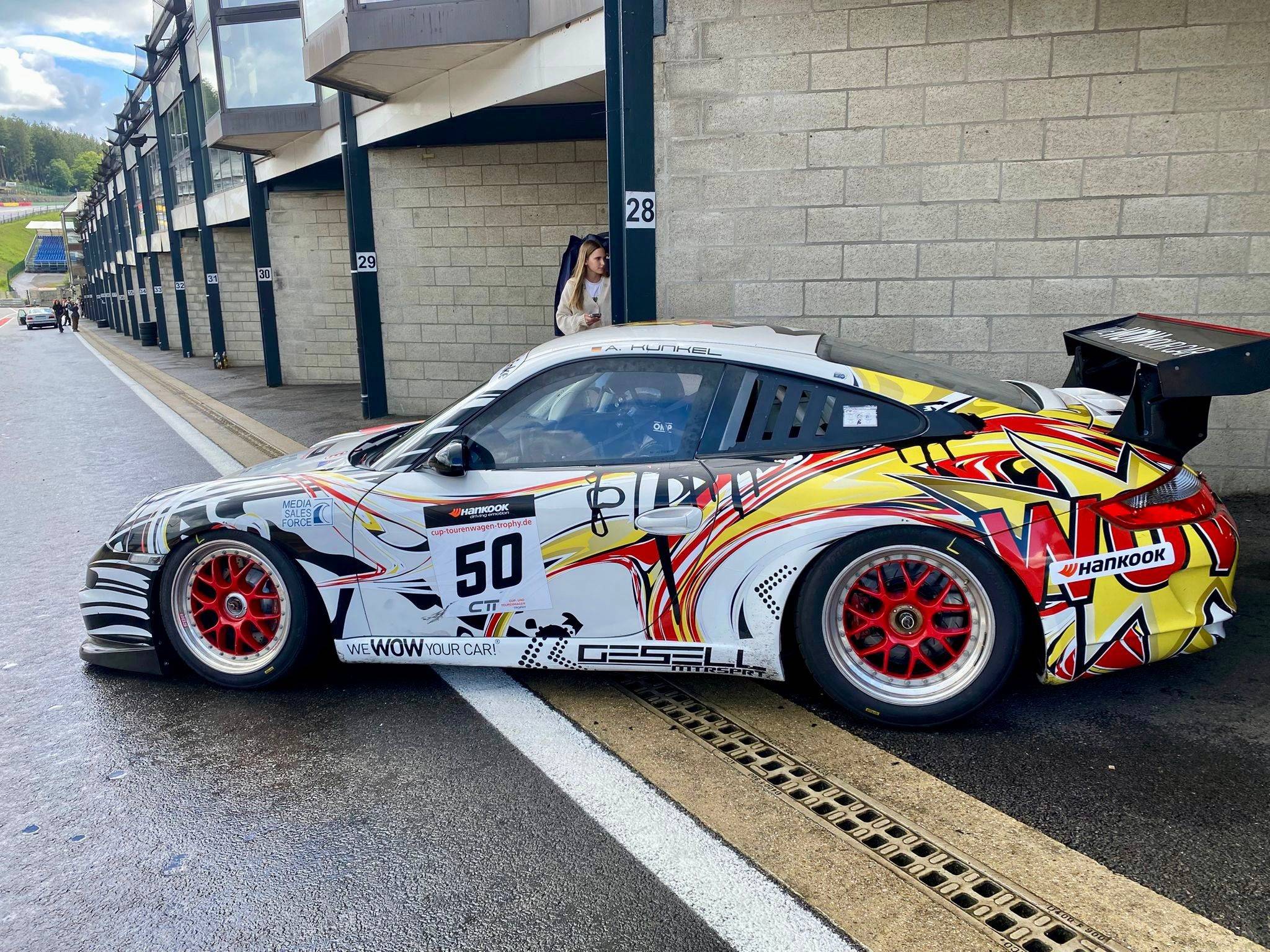 Klassensieg für André Kunkel in der „Cup- und Tourenwagen-Trophy“ im „Porsche 997 GT3 Cup“.