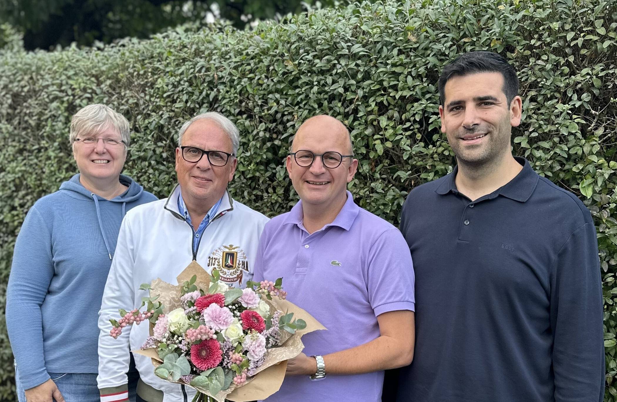  Margot Becker, Dr. Peter Cremerius, Markus Schumacher, Steffen Büttgenbach. 