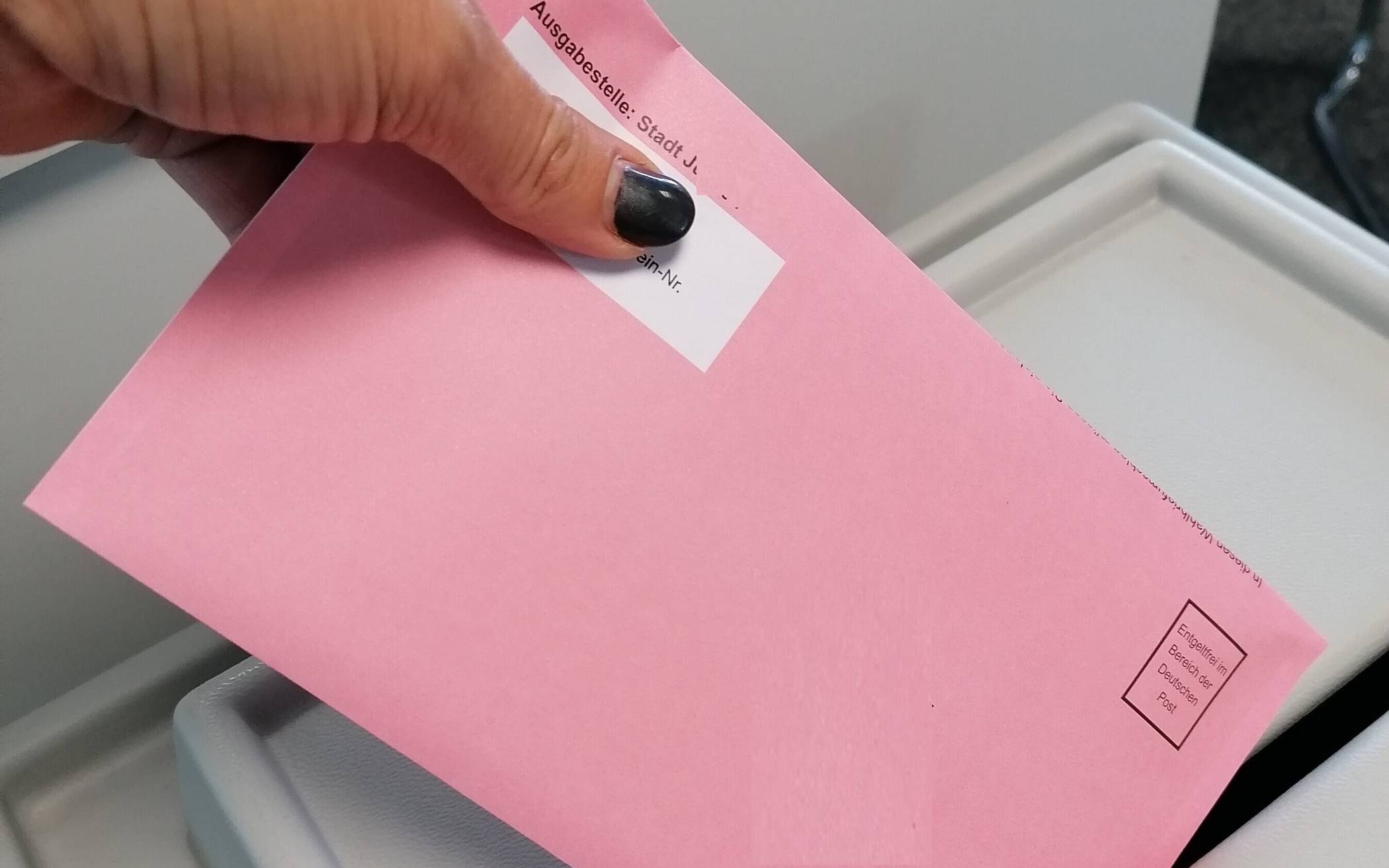Stimmabgabe zur Stichwahl am 28. September