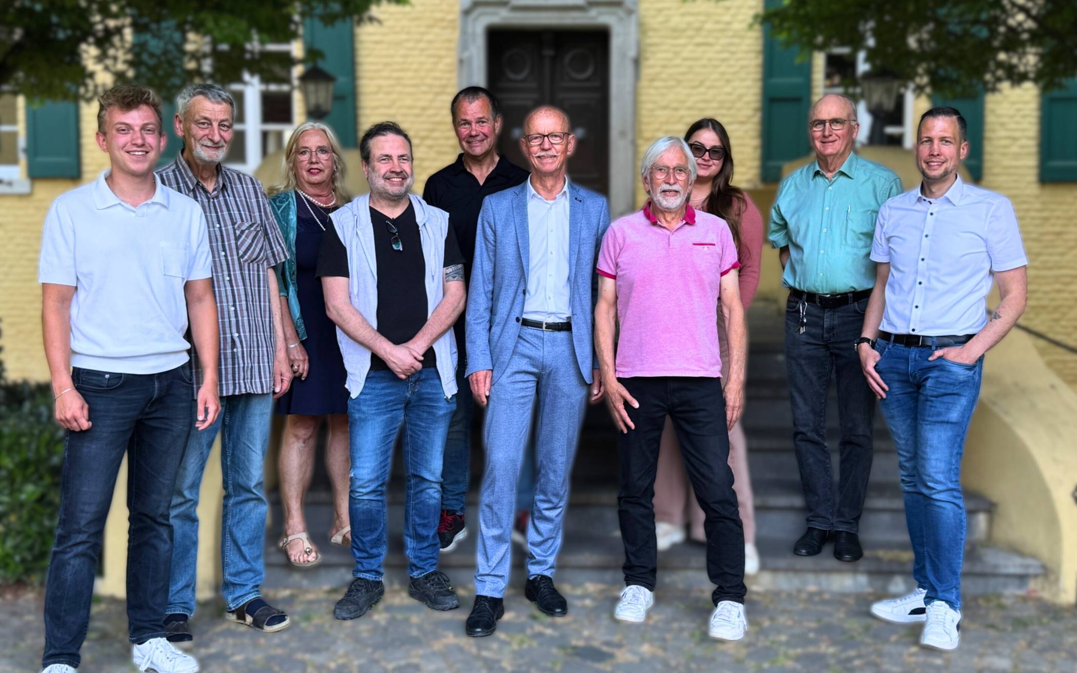 Von links: Justin Krönauer (CDU), Gerolf