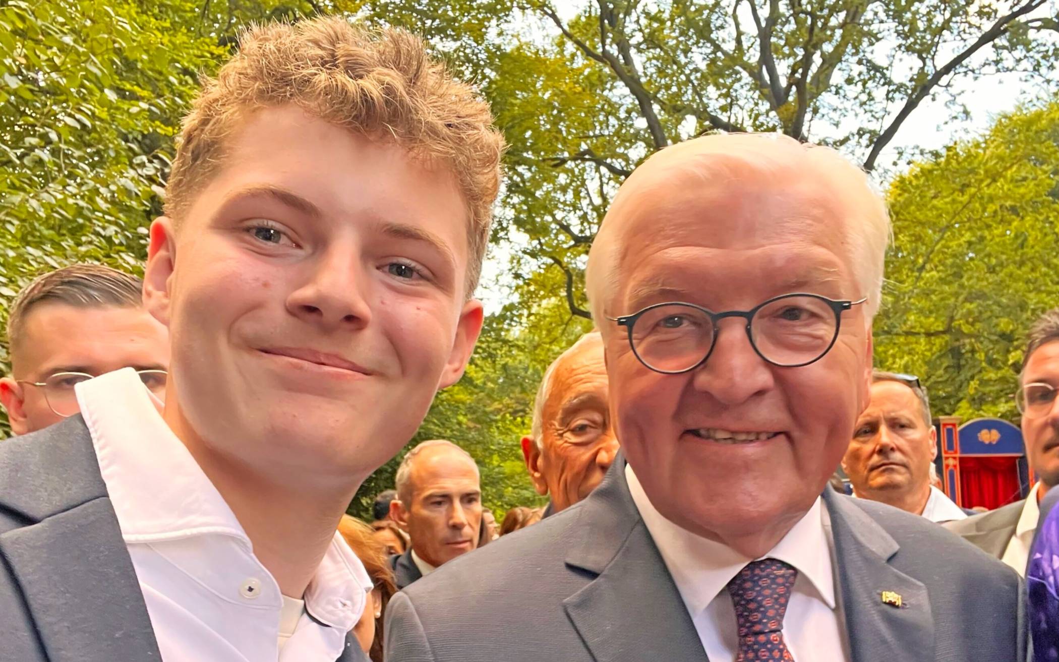  Pascal bei Steinmeier 
