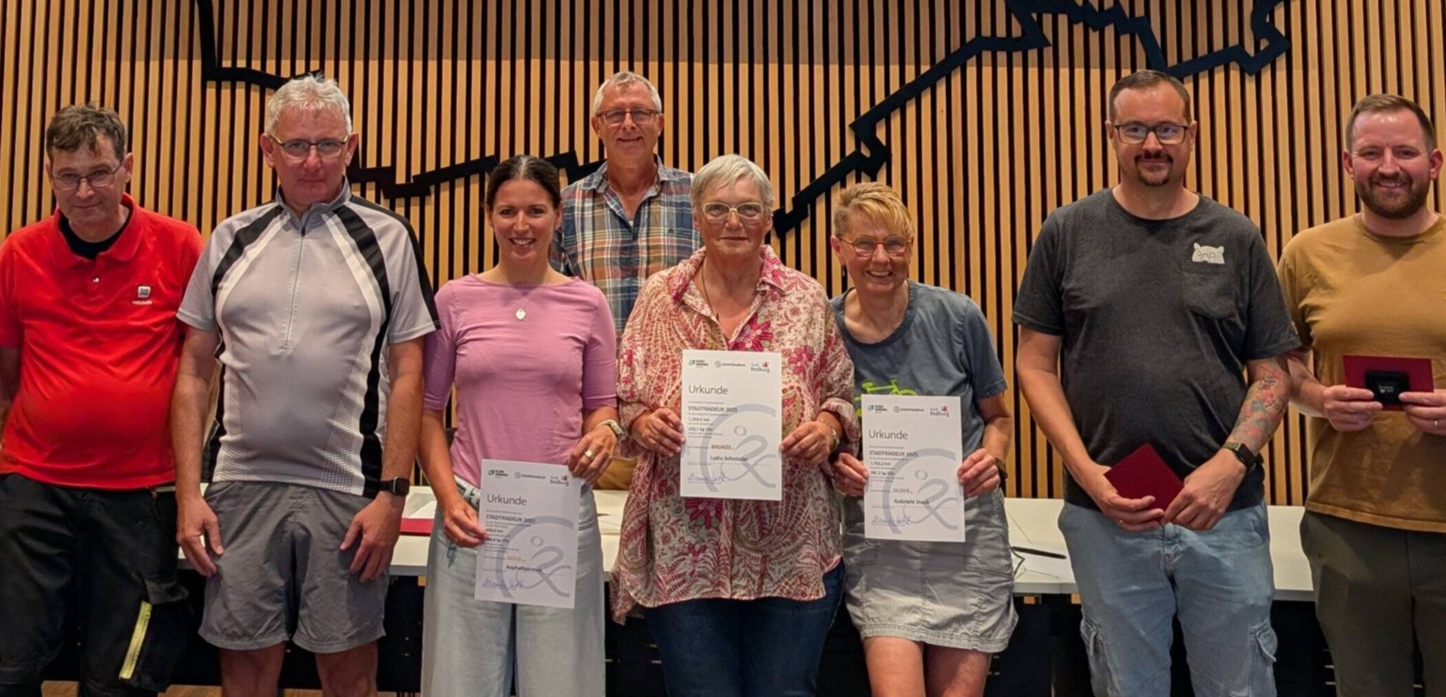 Bedburger Stadtradler legen beeindruckende 60.000 Kilometer zurück