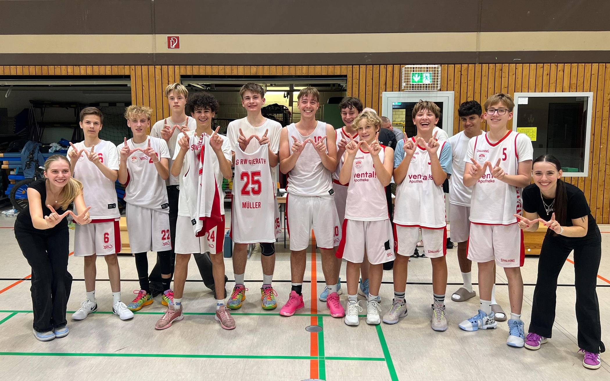 Die U16 männlich der Scorpions startete