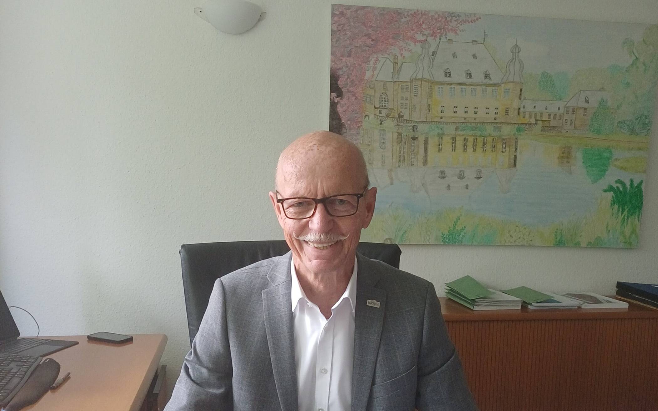 Harald Zillikens, Noch-Bürgermeister der Stadt Jüchen,