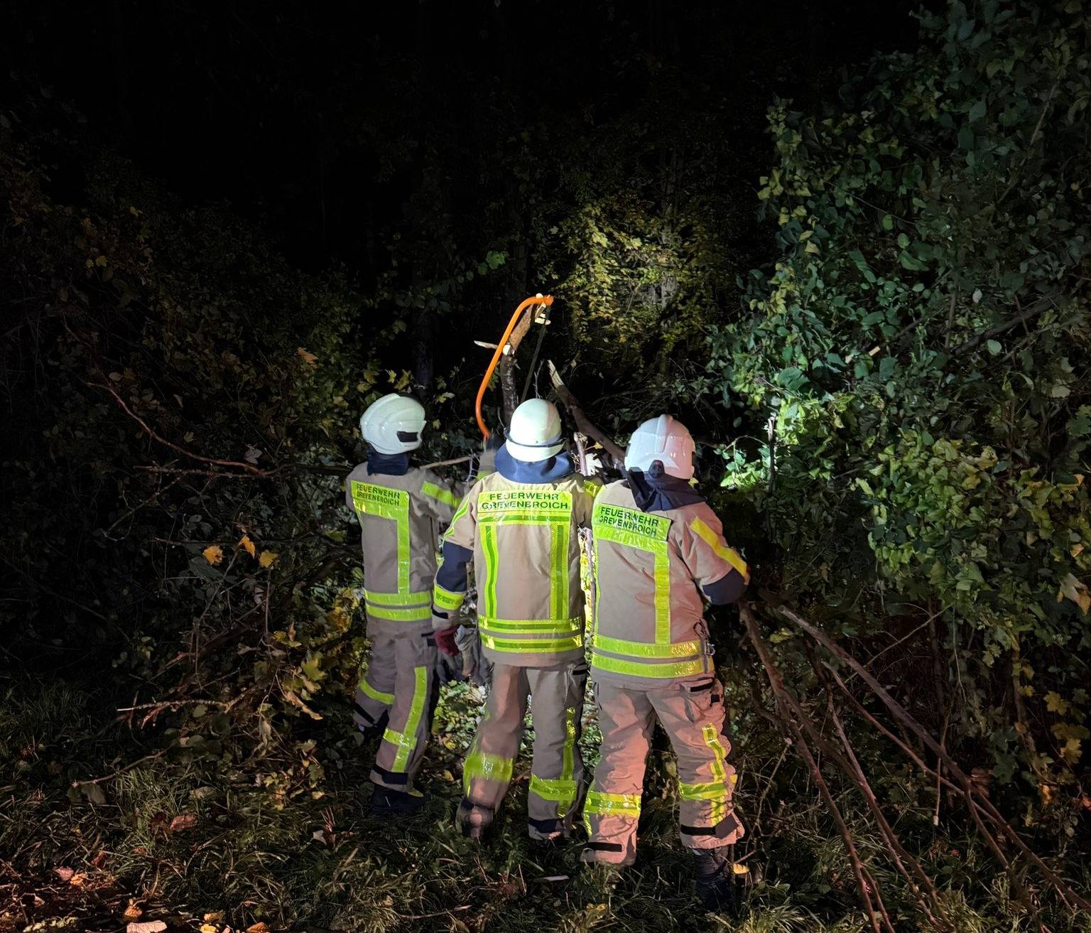 Stürmisches Wetter beschert Feuerwehr Grevenbroich sechs