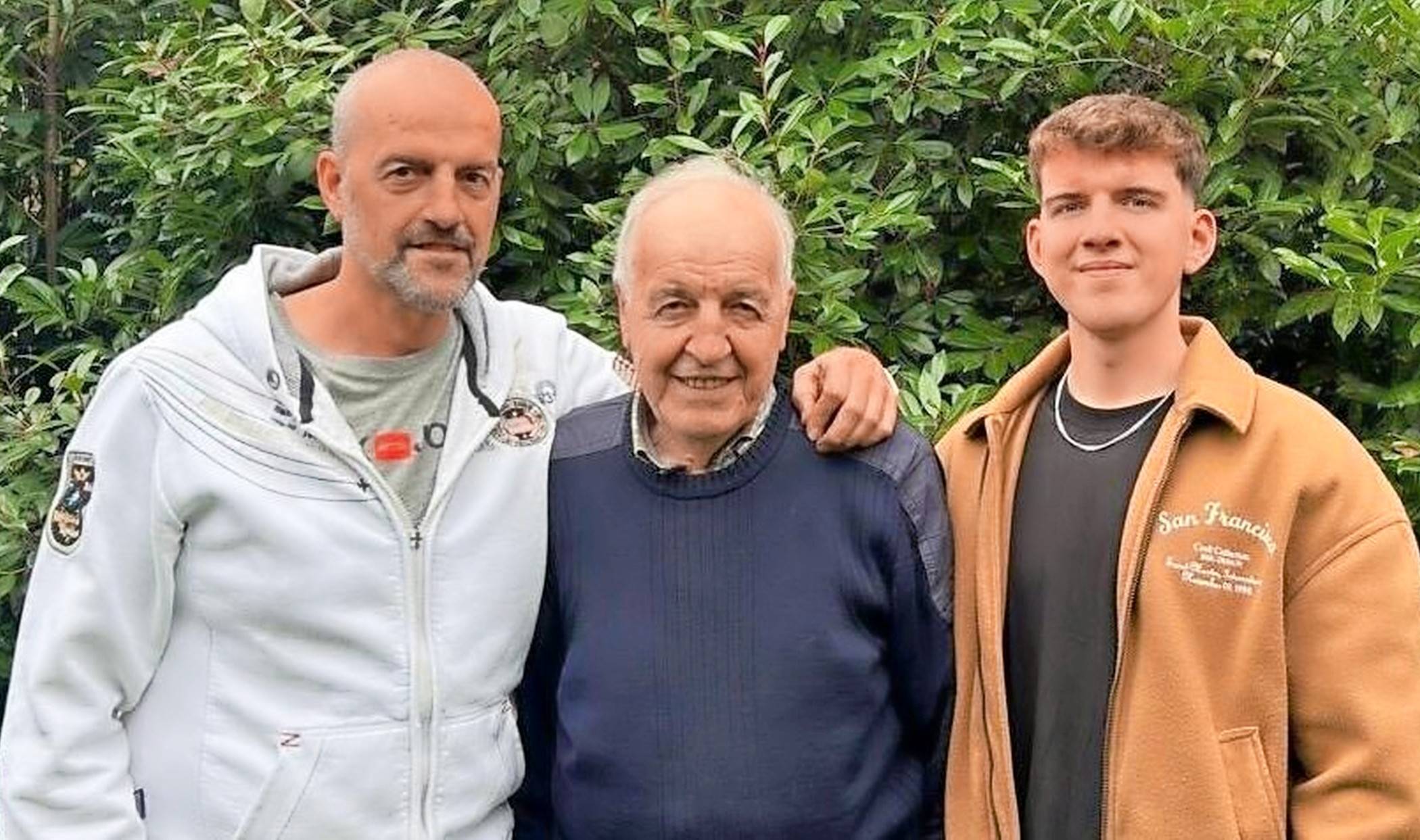 Josef, Hermann und Sebastian Lugt: Inzwischen übernimmt die dritte Generation die Martins-Rolle.