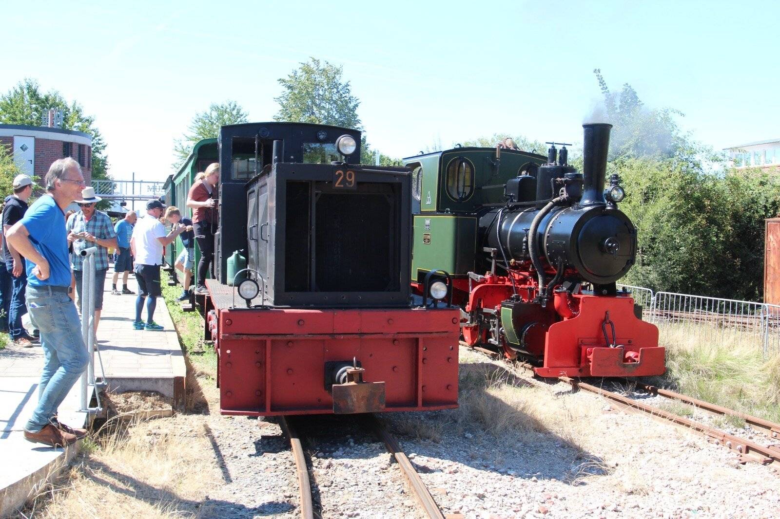  Betriebstag im Feldbahnmuseum. 