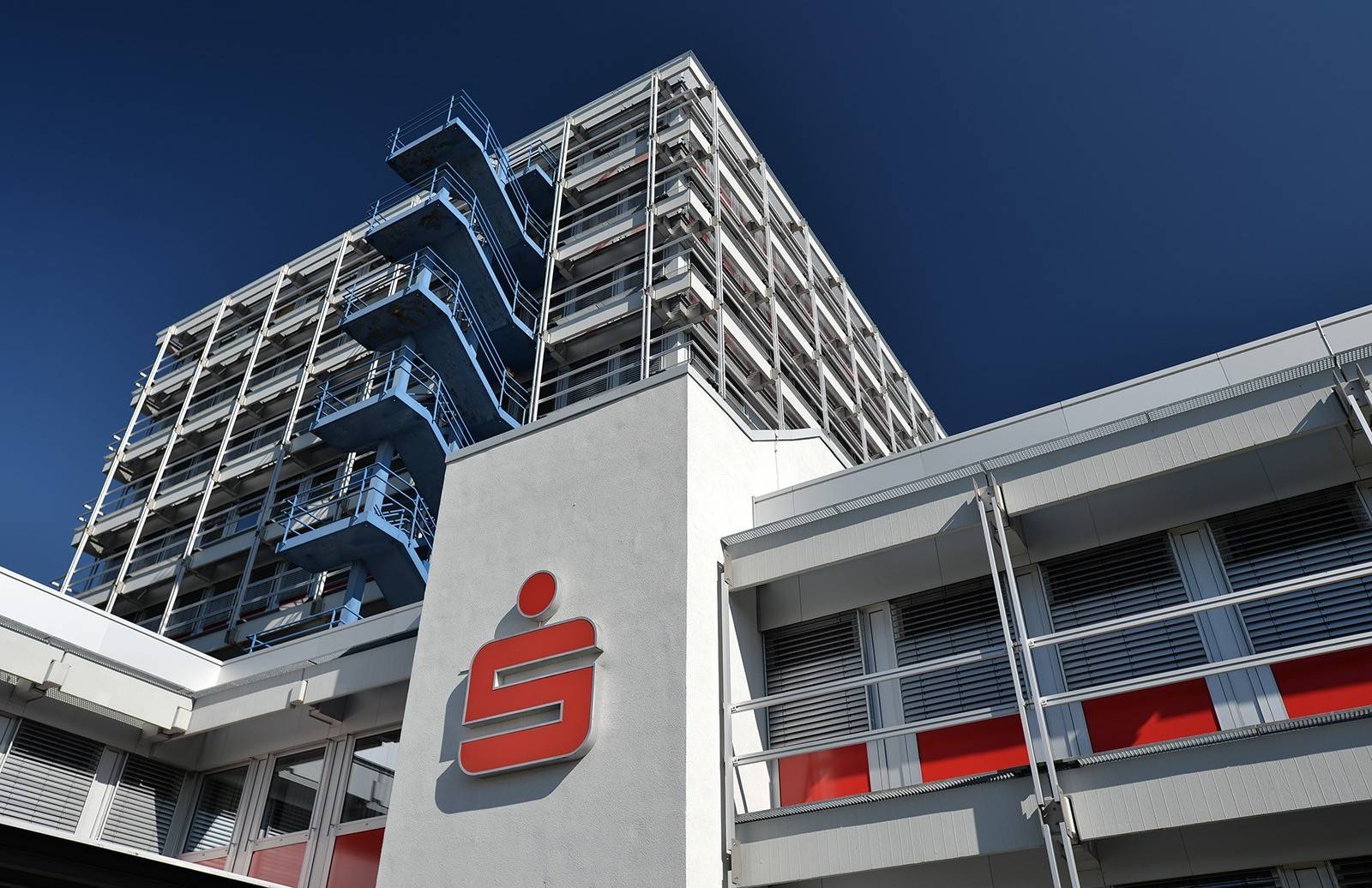 Das Firmenkunden-Center der Sparkasse in Grevenbroich.