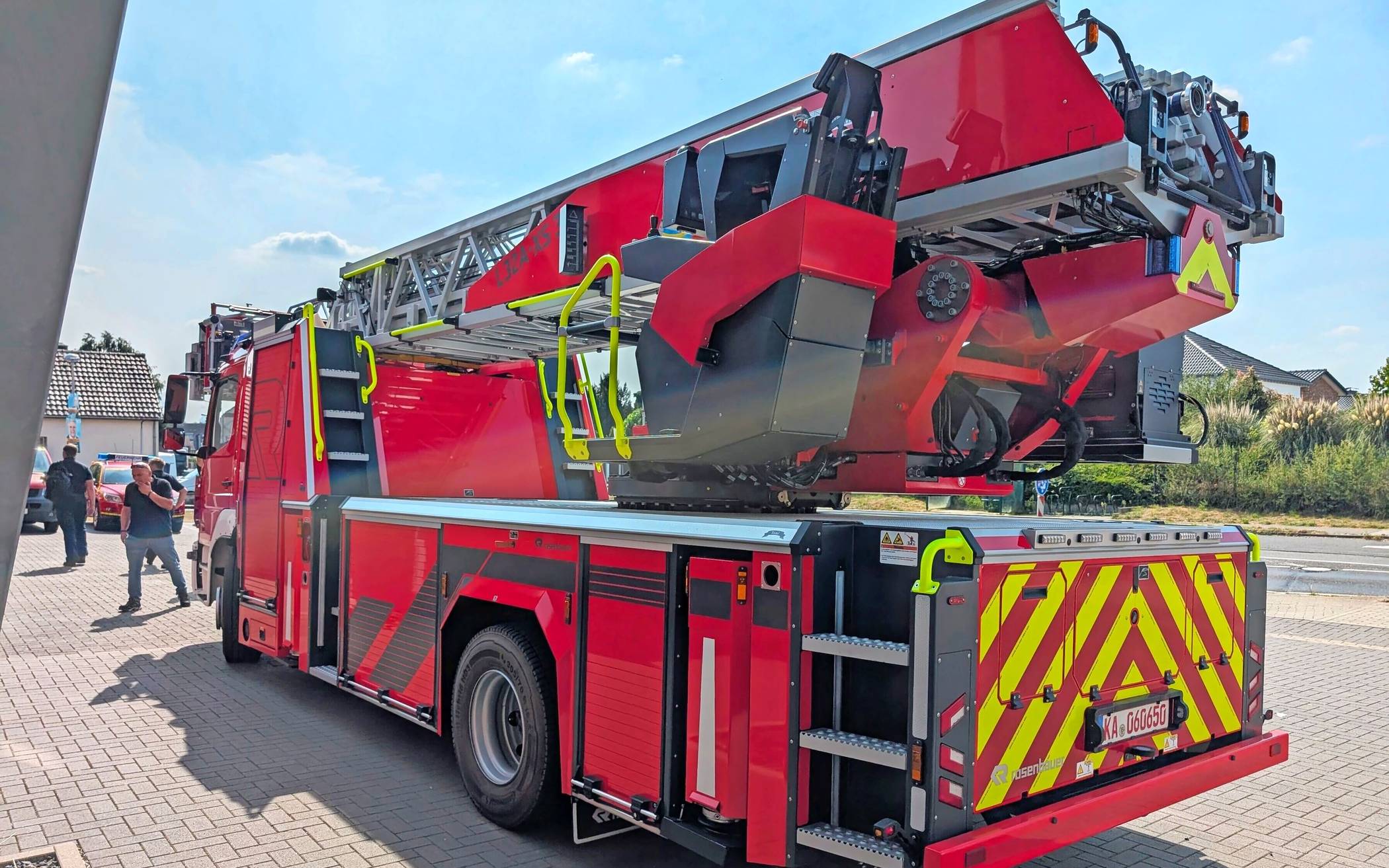  Eine Drehleiter dieses Modell soll im kommenden Jahr an den Nettesheimer Wehr geliefert werden. 