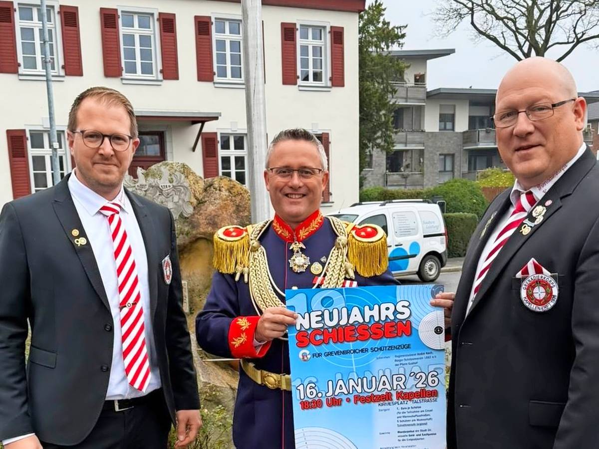 Neujahrsschießen für alle Schützen aus der Stadt