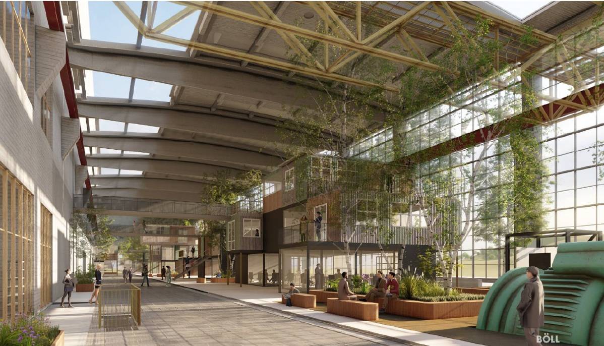 Das ehemalige Kraftwerk Frimmersdorf soll zu