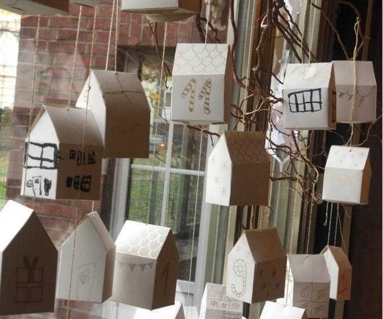 Der Adventskalender der Tagesgruppe „Kunterbunt“.