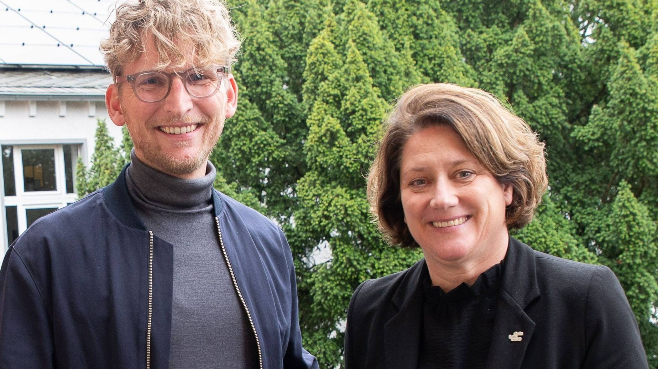  Bundestags-Abgeordneter Daniel Rinkert stattete Landrätin Katharina Reinhold seinen ersten Besuch im Ständehaus ab. 
