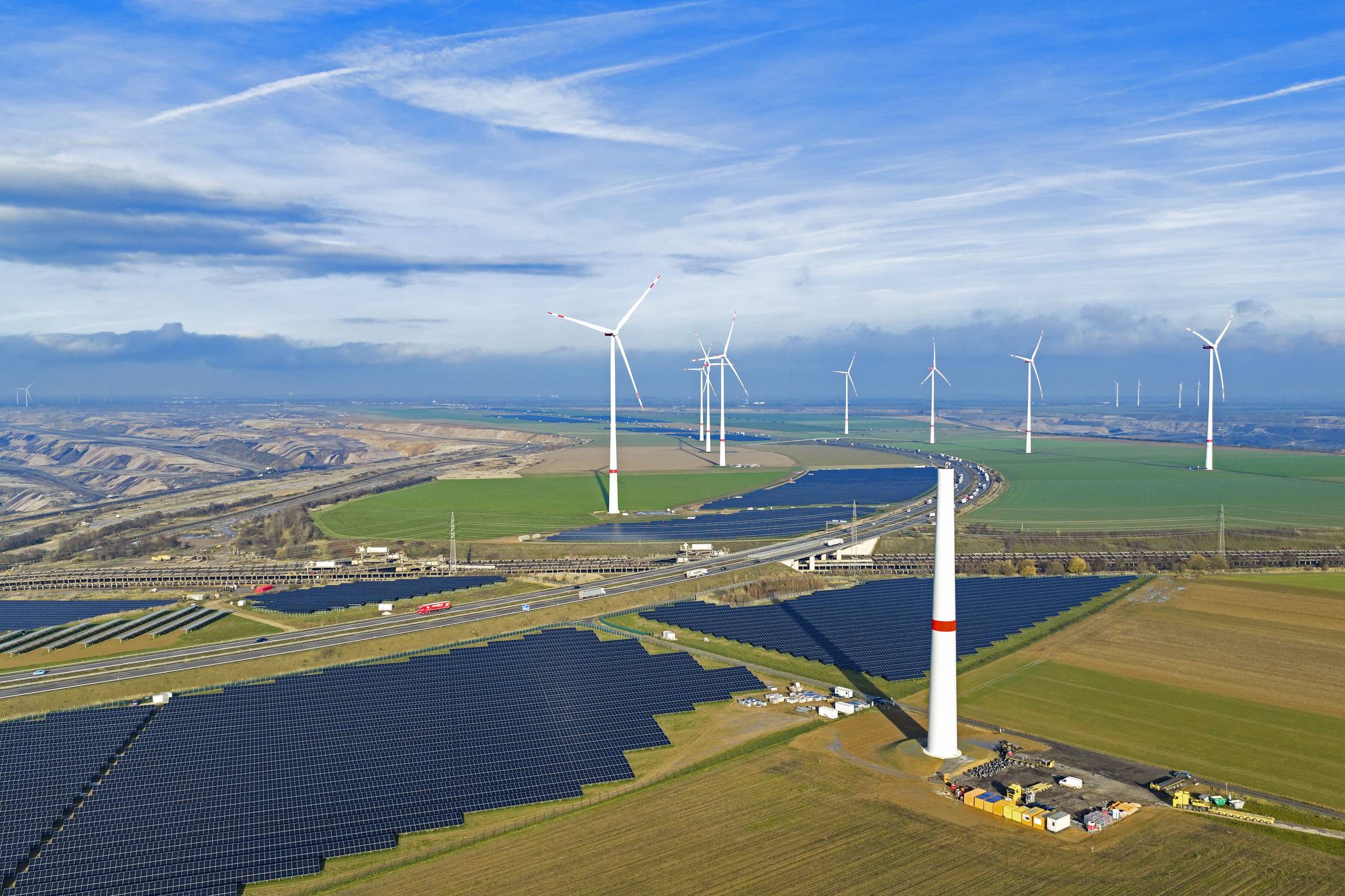  RWE setzt auf die erneuerbaren Energiequellen. 