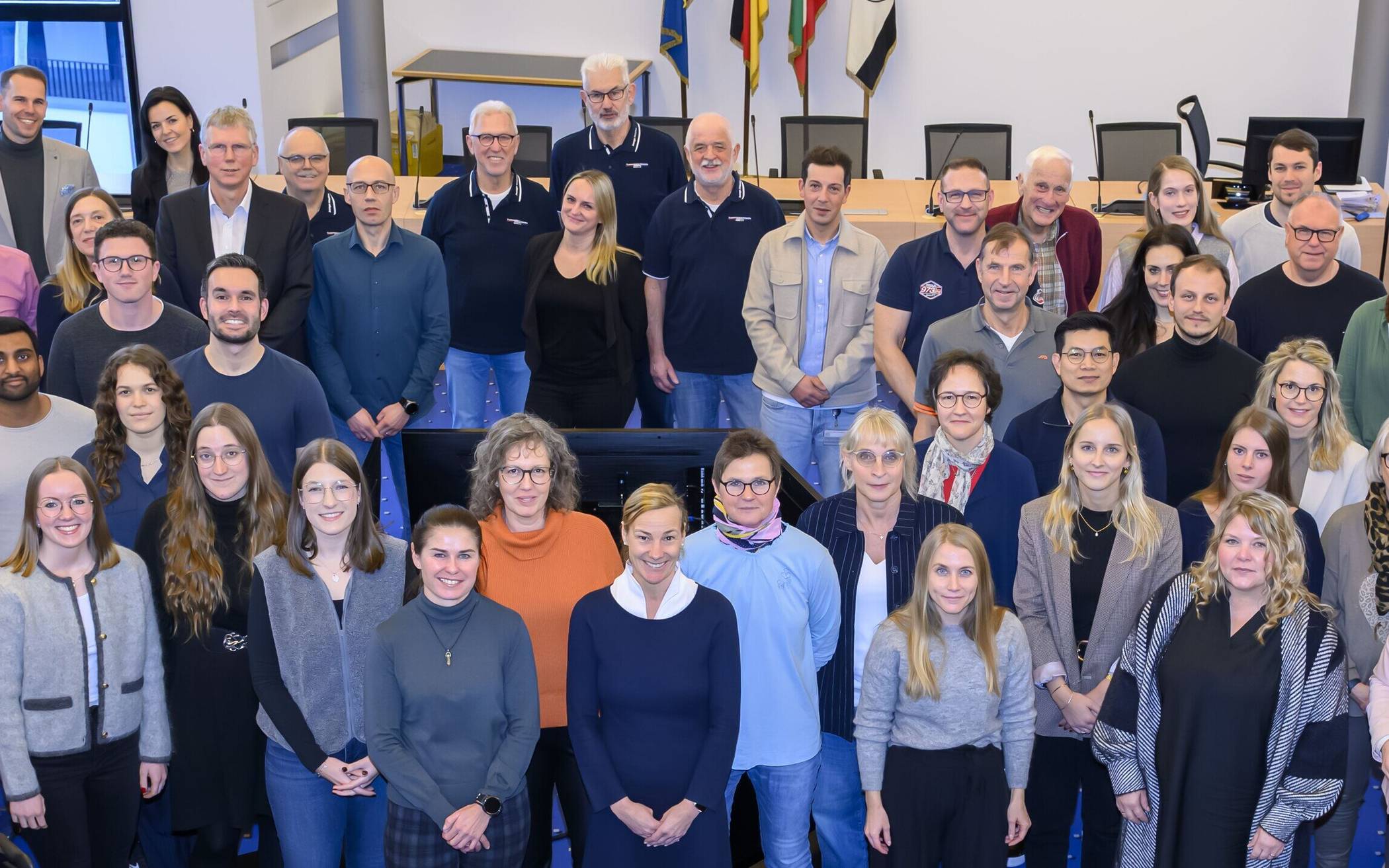 Landrätin Katharina Reinhold ehrte die Sportabzeichen-Absolventen