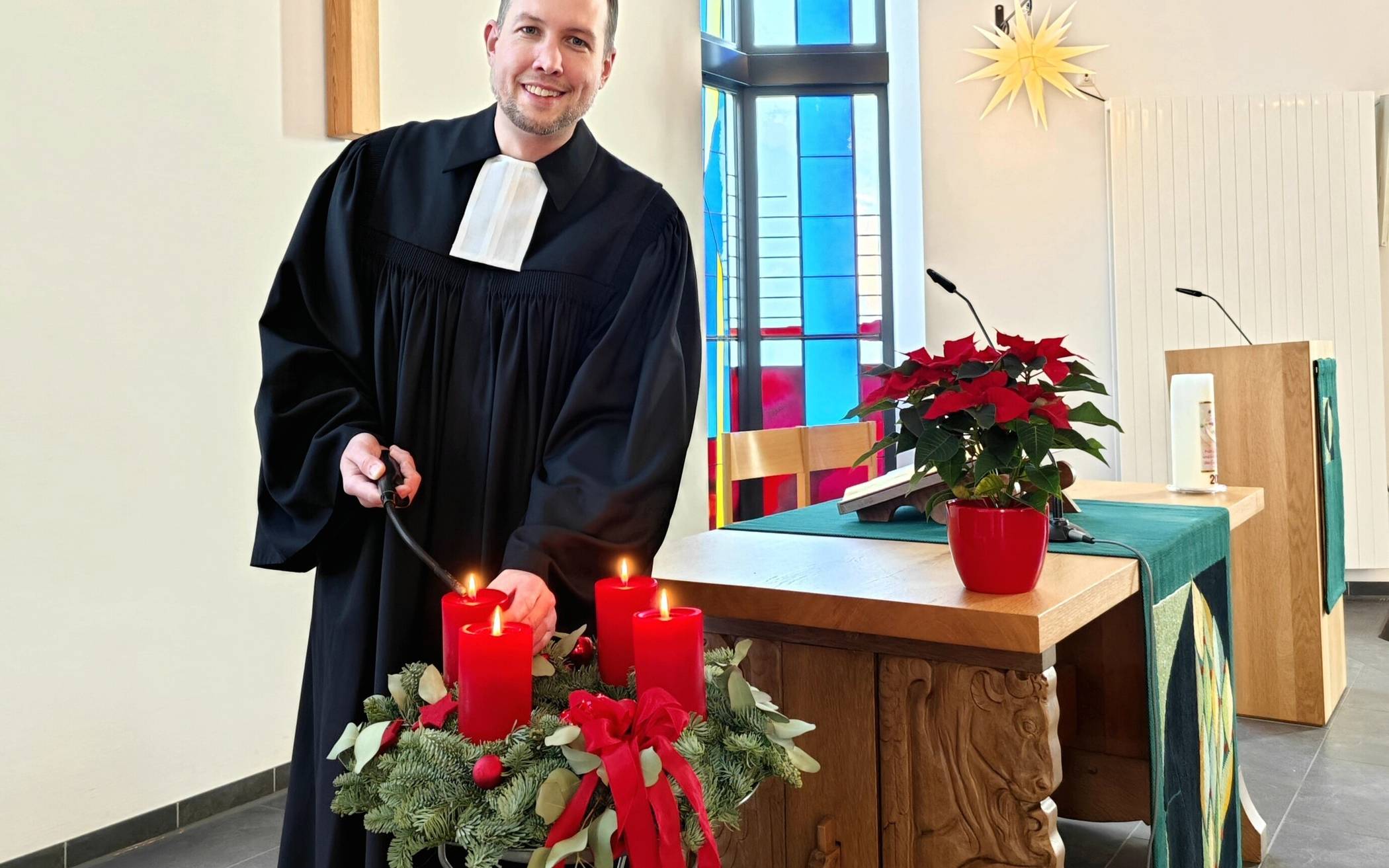 Marcel Mostert, Prädikant Evangelische Kirchengemeinde Jüchen.