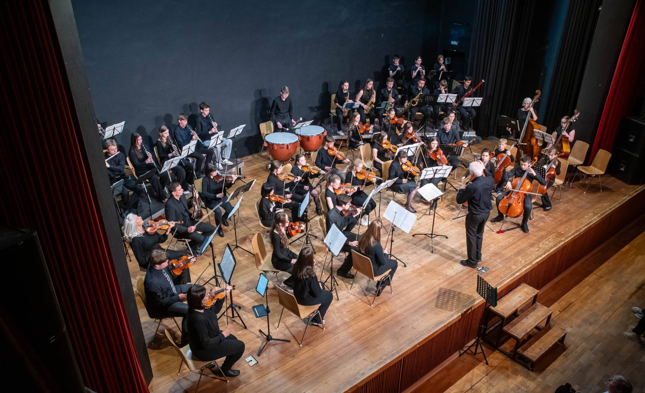  Das Sinfonie-Orchester der Musikschule im Rhein-Kreis begeisterte bei mehreren Auftritten im vergangenen Jahr. 