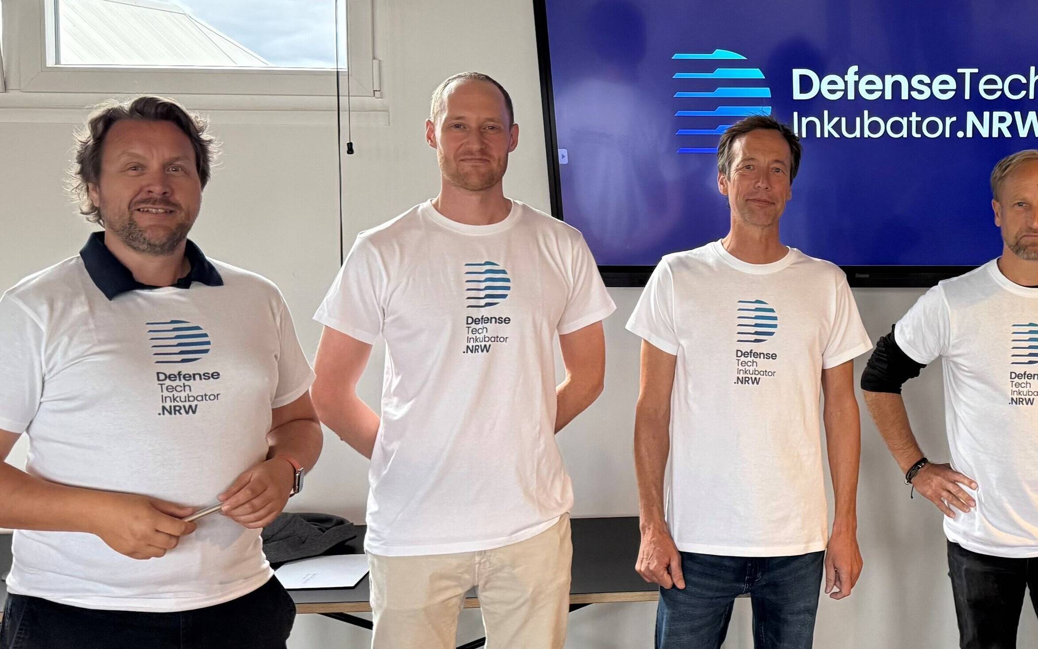 Gipfel geplant (von links): die „DefenseTech-Inkubator.NRW“-Initiatoren