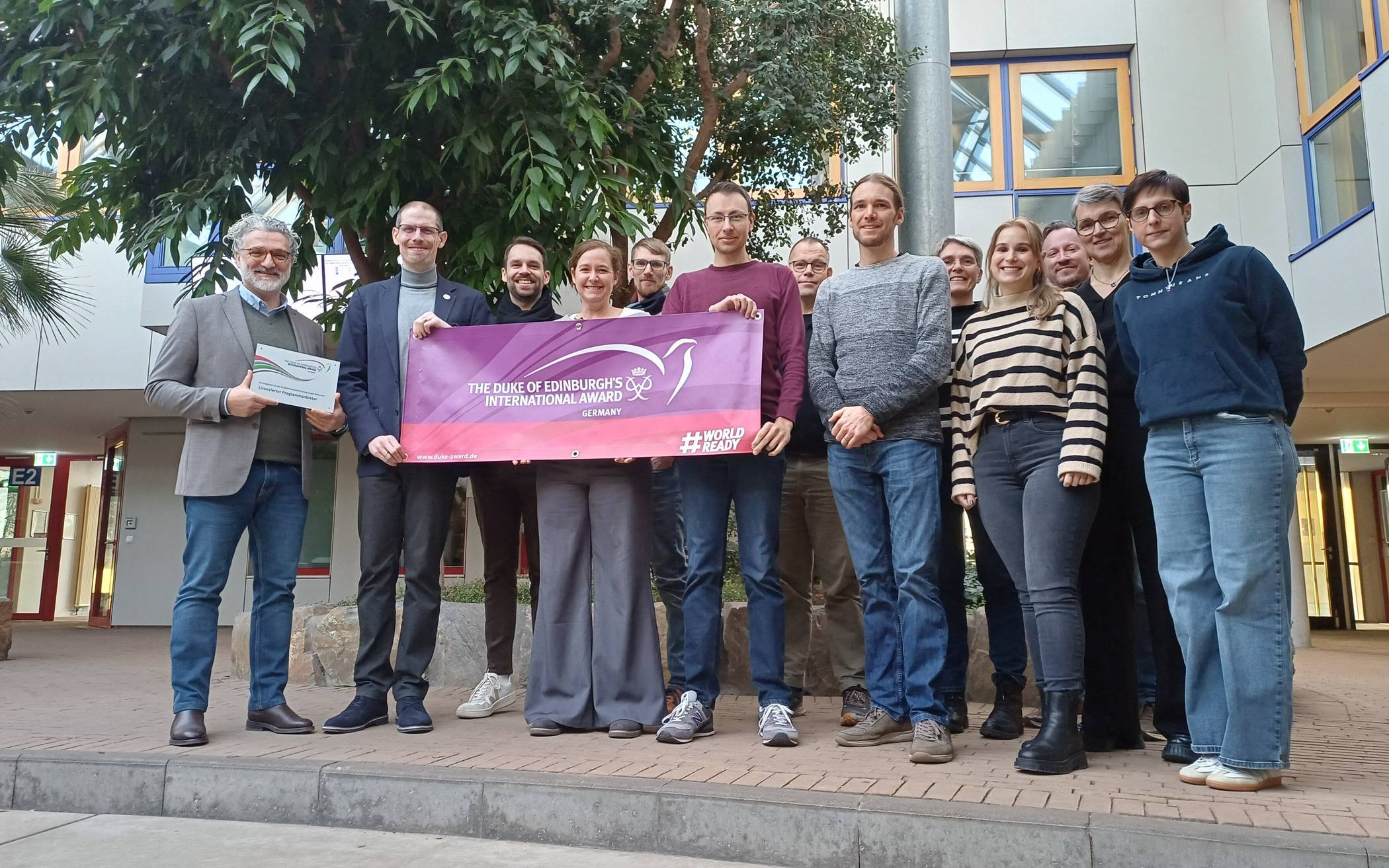 Mit dem Besuch von Duke-Award-Koordinator Stefan