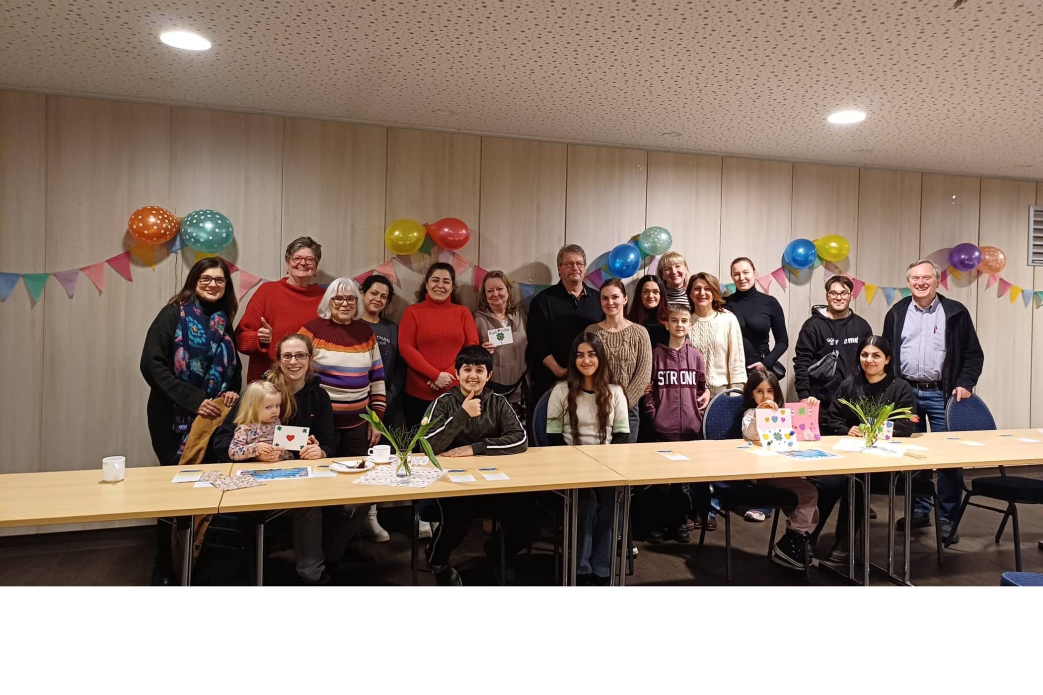 Das „Café Welcome“ startete mit einem Neujahrsfest ins Jahr 2026.  