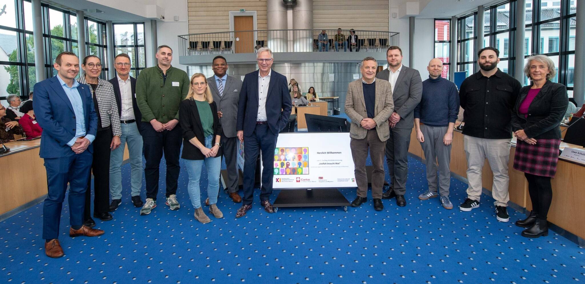 Die Veranstalter zeigten sich äußerst zufrieden mit dem Erfolg des Fachtages im Kreissitzungssaal.