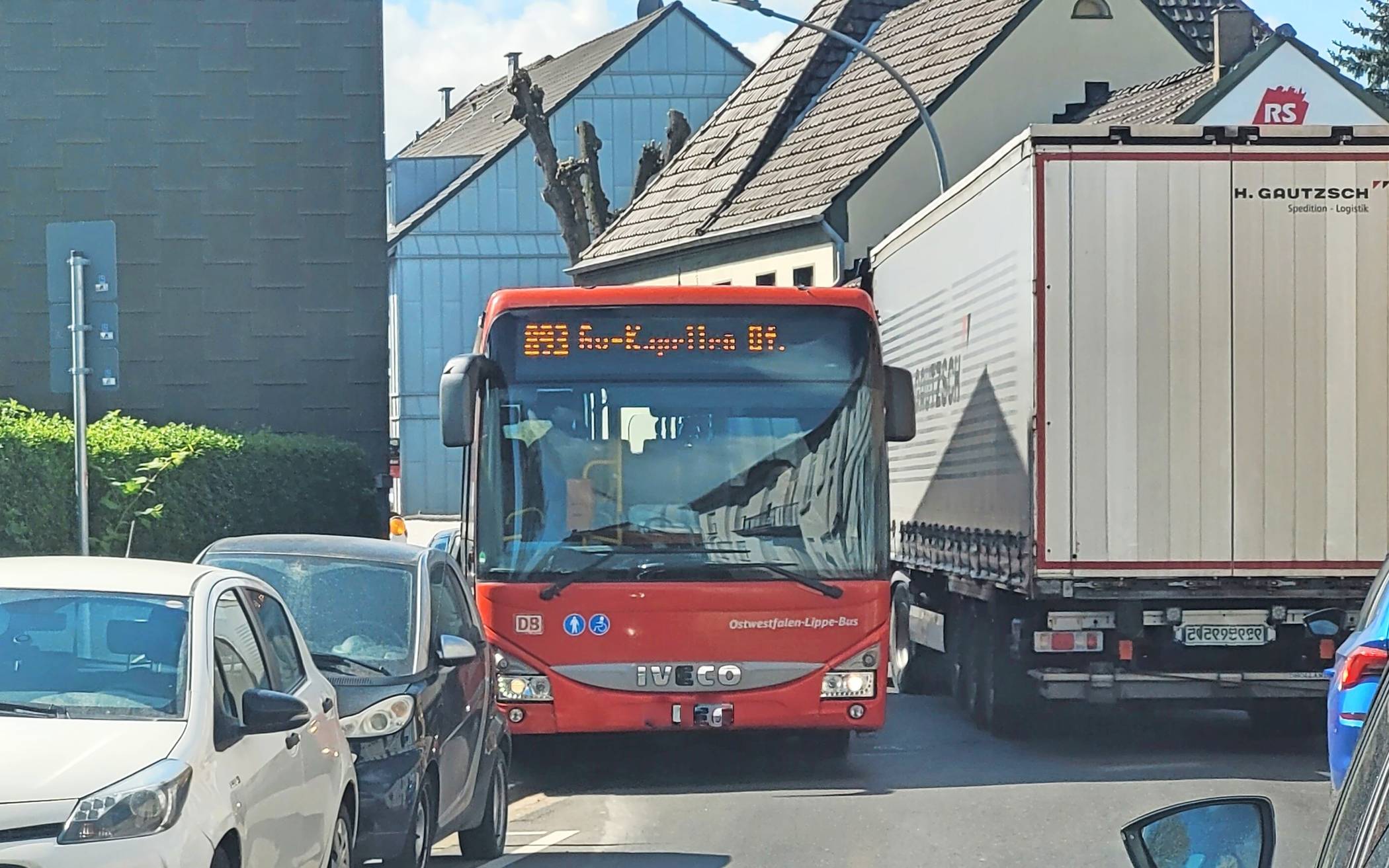  Die Verkehrssituation in ganz Wevelinghoven wird immer schlimmer. 