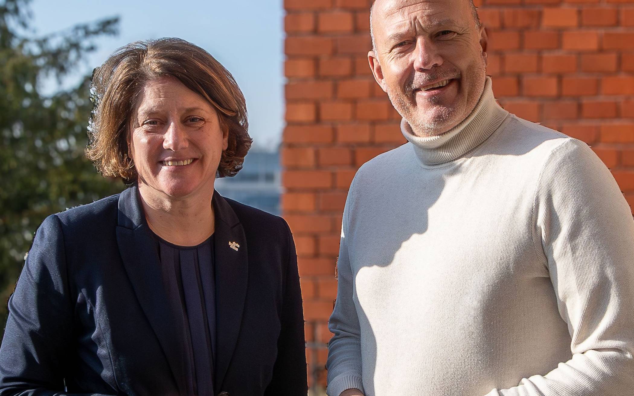 Landrätin Katharina Reinhold begrüßte ihren Amtskollegen