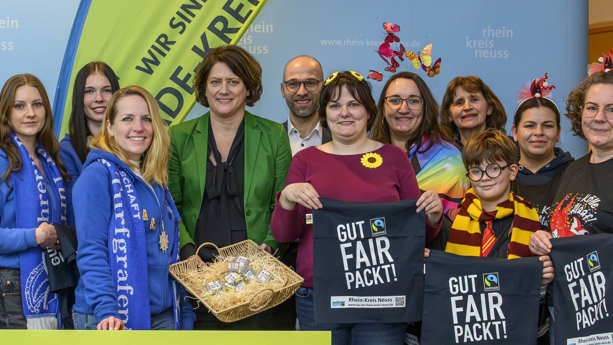 Landrätin Katharina Reinhold, Kreissprecher Benjamin Josephs