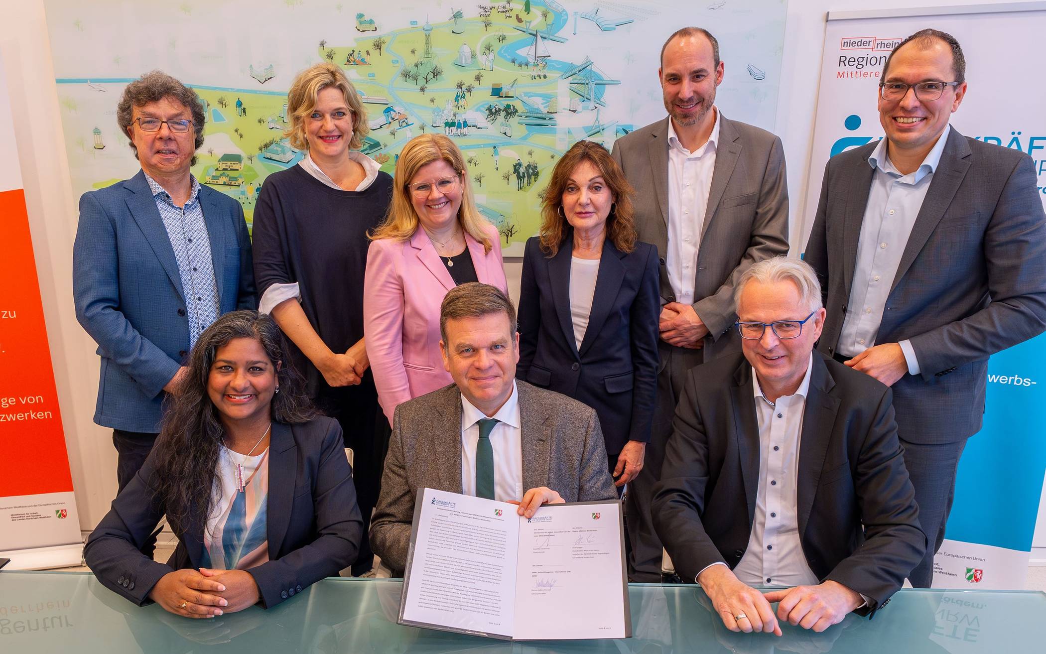 Im Kreishaus wurde jetzt eine Kooperationsvereinbarung