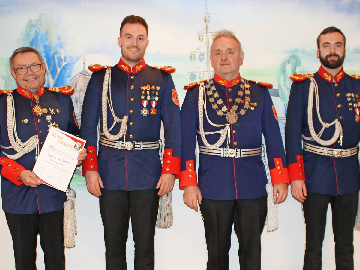 Jubilarehrung mit sechs Zug-Geburtstagen!