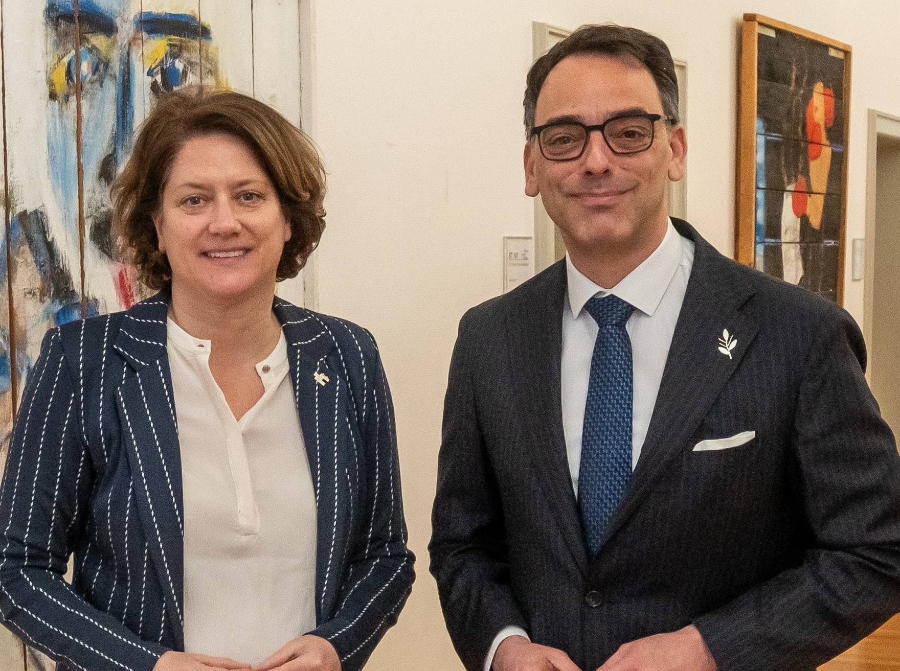 Landrätin Katharina Reinhold tauschte sich mit