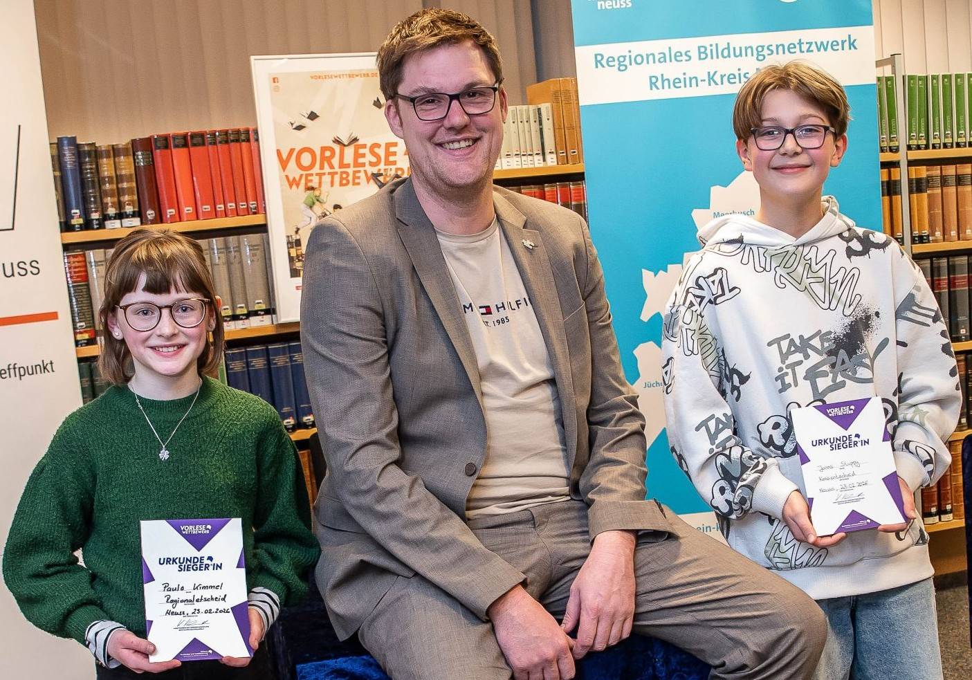 Paula Kimmel und Jonas Stuppy sind Kreissieger