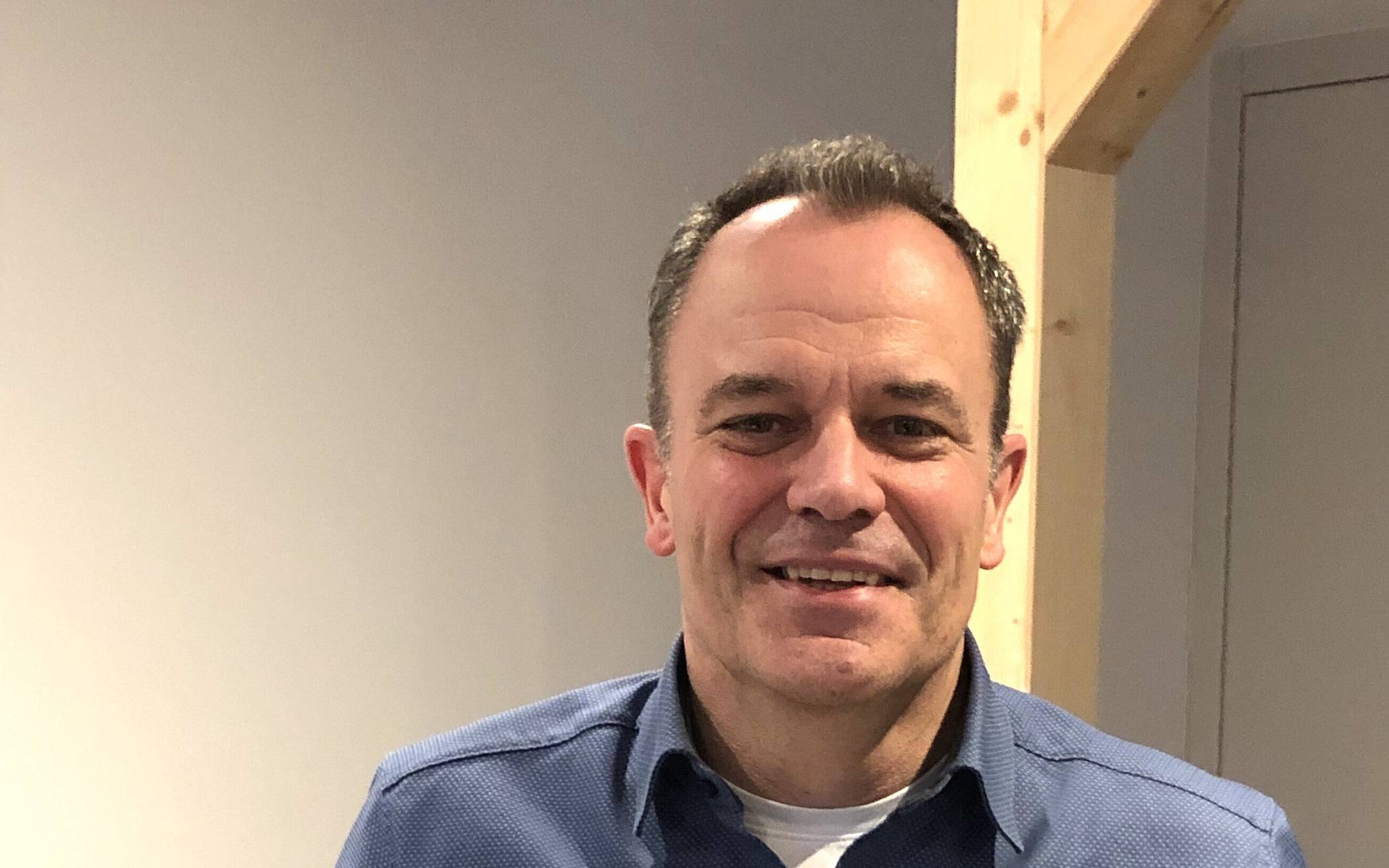 Michael Kemper mit seinen „Putzfrauen“.