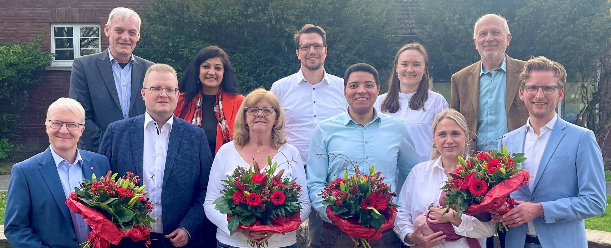  Der komplette Kreisvorstand. 