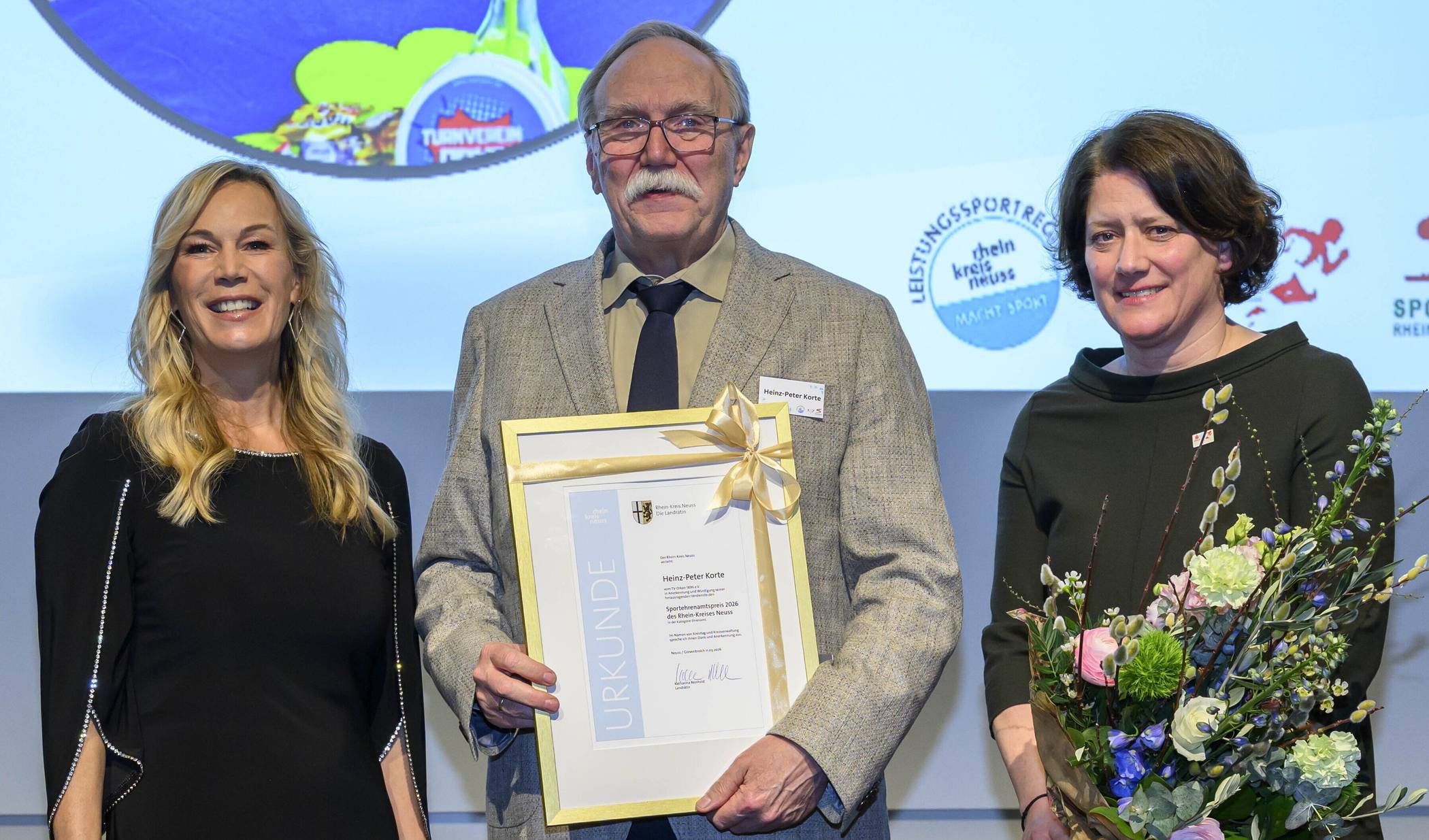 Sportlerehrung des Rhein-Kreises: Heinz-Peter Korte geehrt