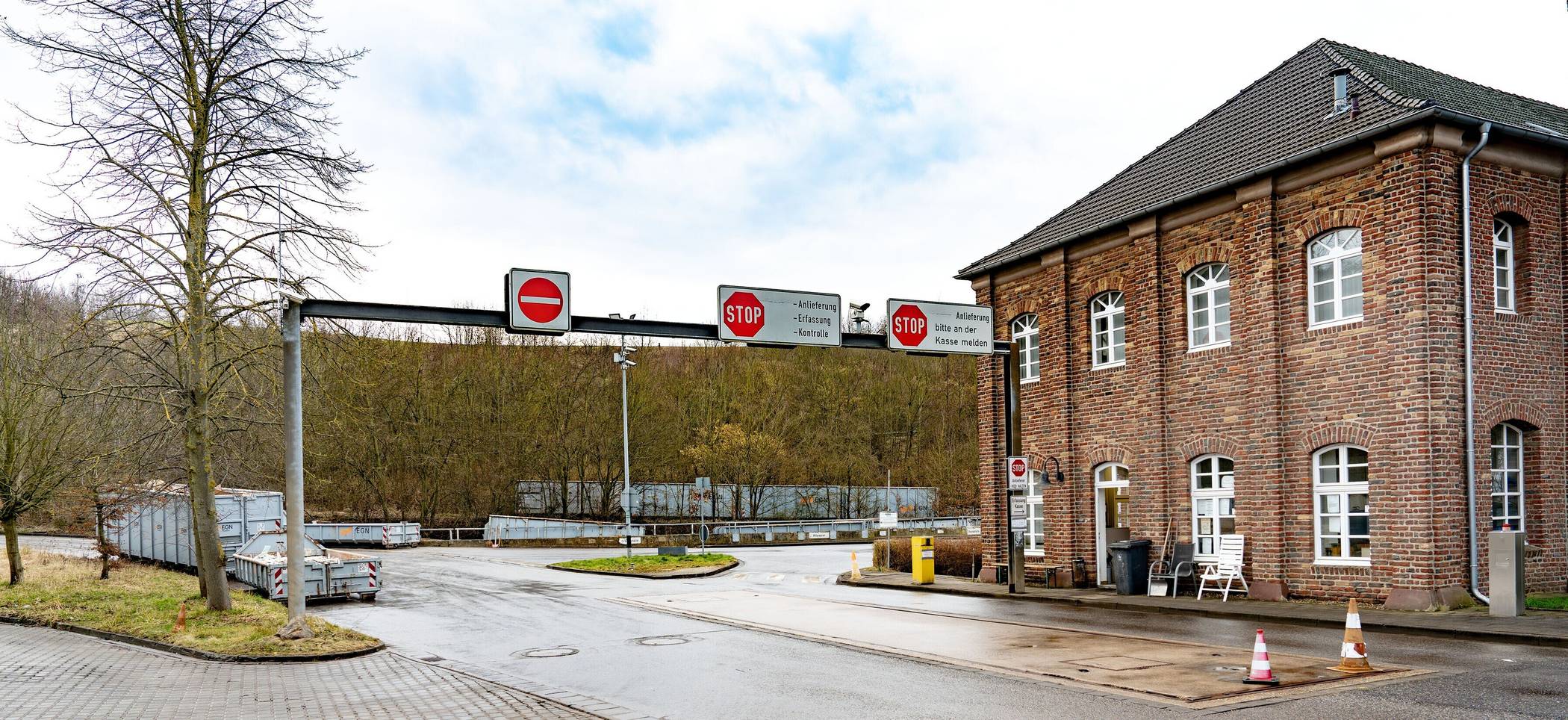 Die Kleinanlieferstation in Neuenhausen.