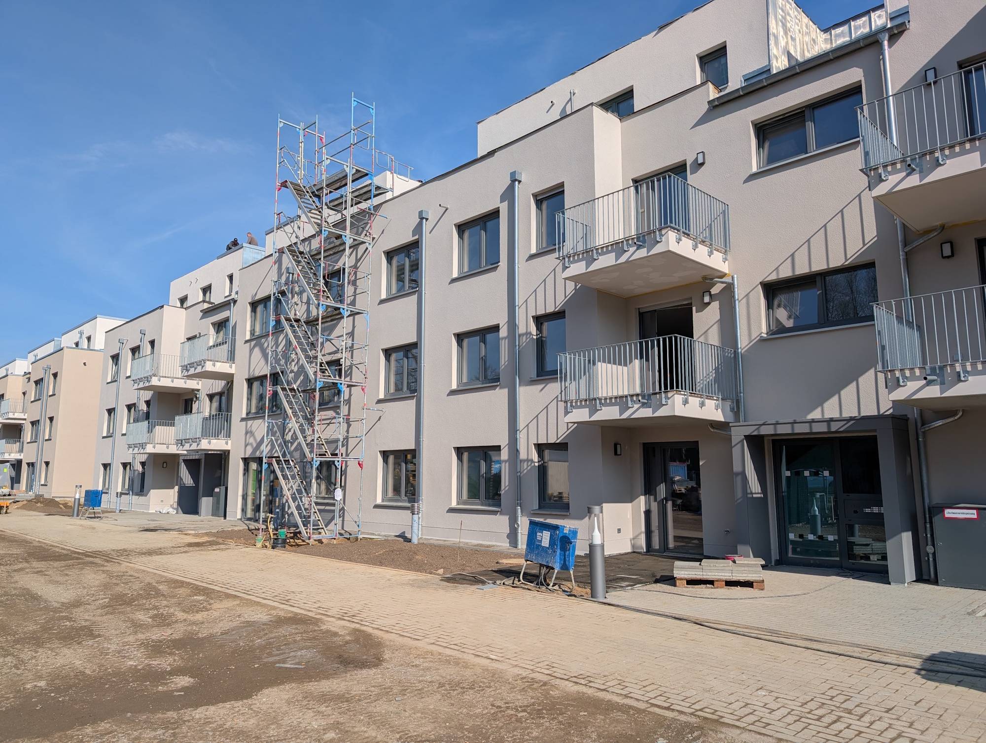 Im Bedburger Ortsteil Kaster entstehen im "Sonnenfeld" 45 öffentlich geförderte Wohnungen.