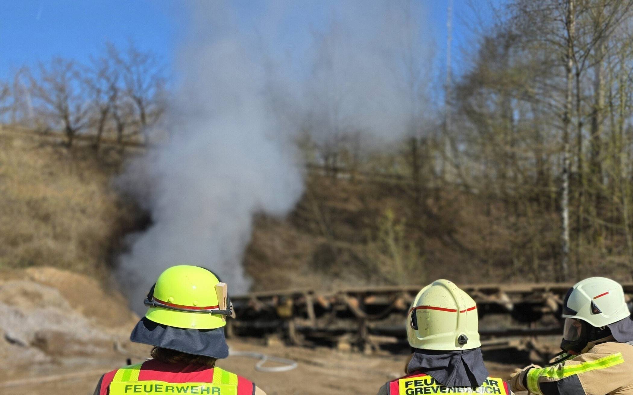 Zwei Verletzte bei Brand in Bergbaubetrieb
