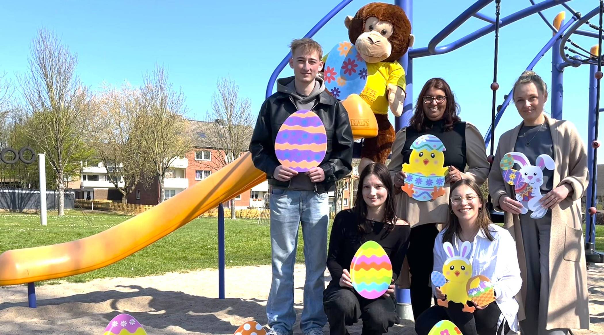 Große Ostereiersuche am Ostermontag an der Düsseldorfer Straße