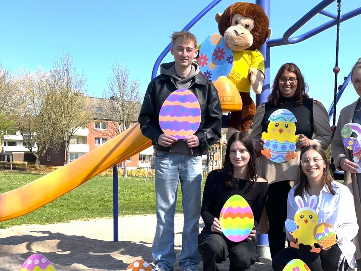 Große Ostereiersuche an der Düsseldorfer Straße