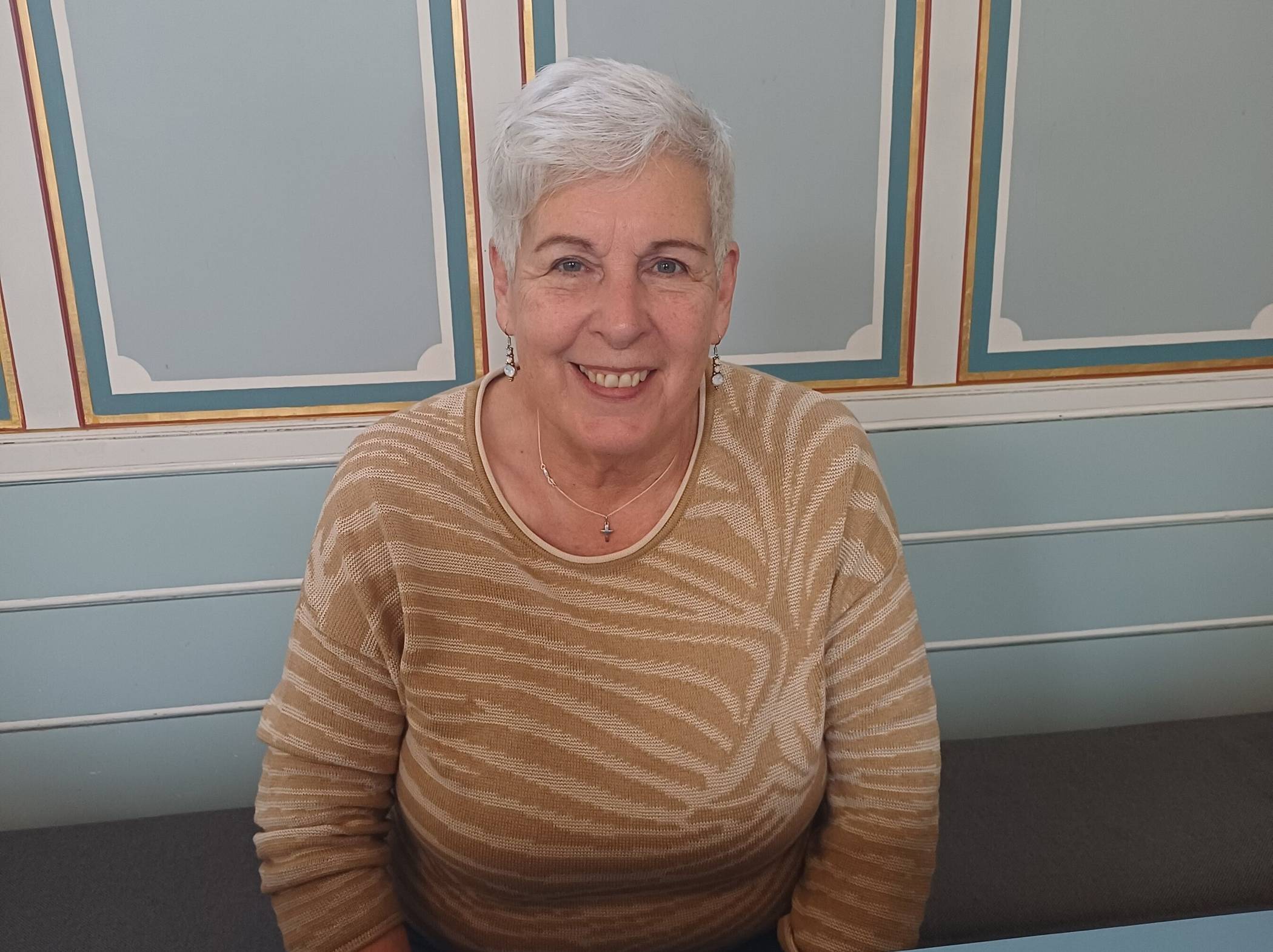 Jacqueline Hieronymus ist Vorsitzende des Presbyteriums der evangelischen Kirchengemeinde Jüchen.  