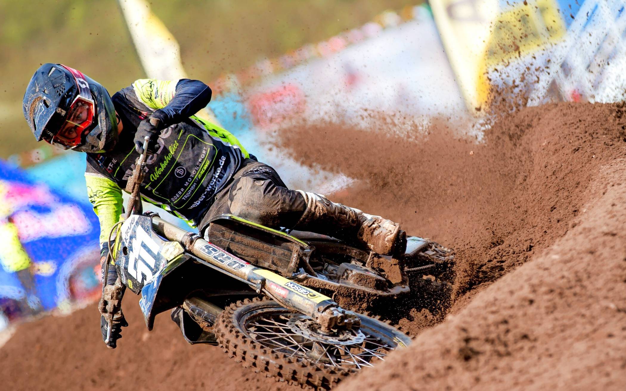 Jan Krug in Aktion im Sand der Königshovener Höhe. Am Ende kassierte er Bronze.  