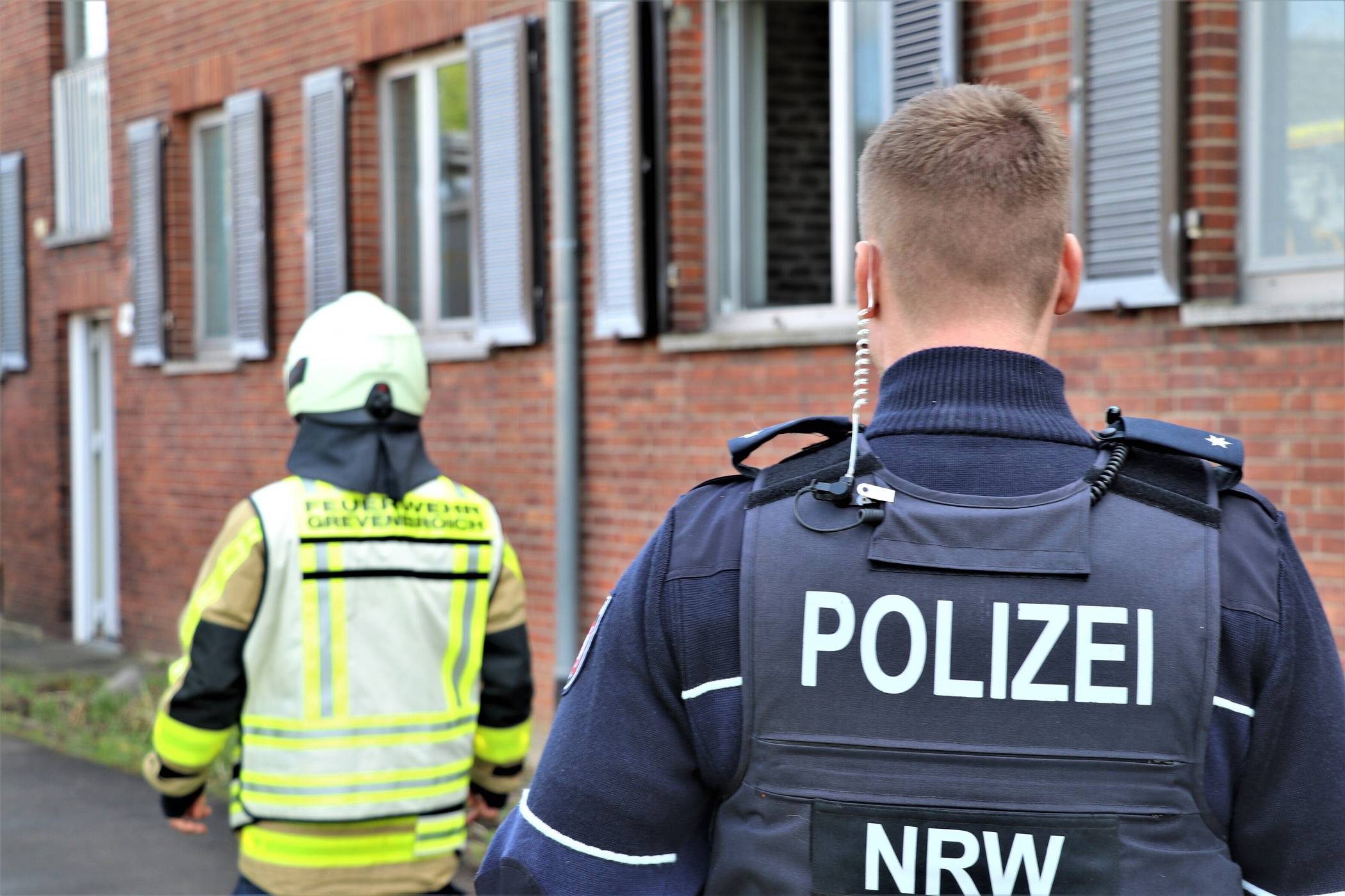 Gemeinsame Übung: Polizei und Feuerwehr trainieren für den Ernstfall