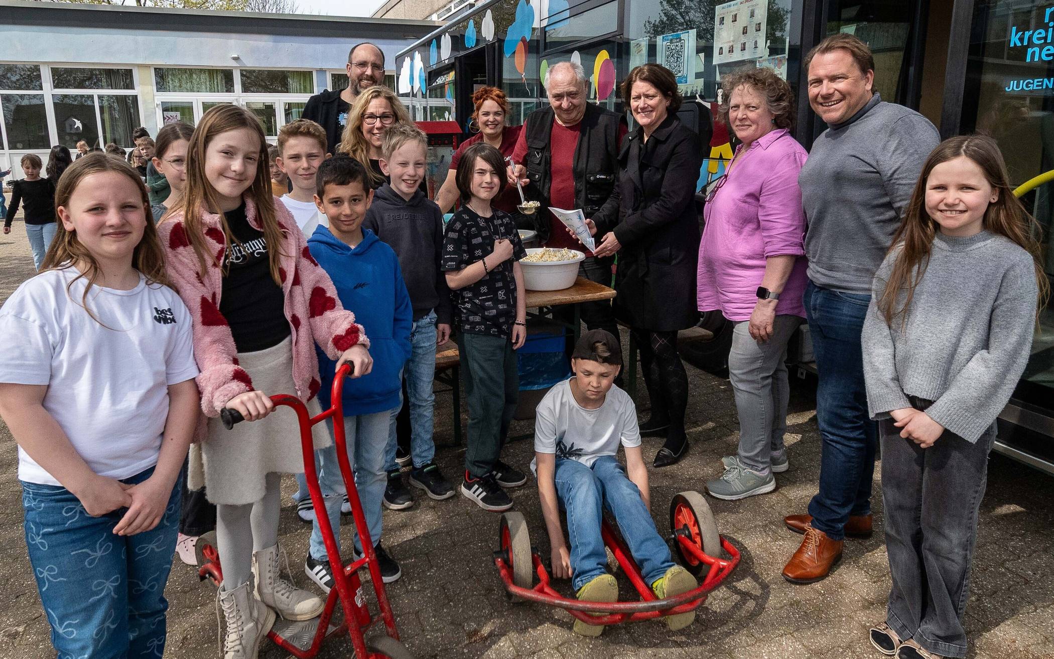 Popcorn für die Landrätin
