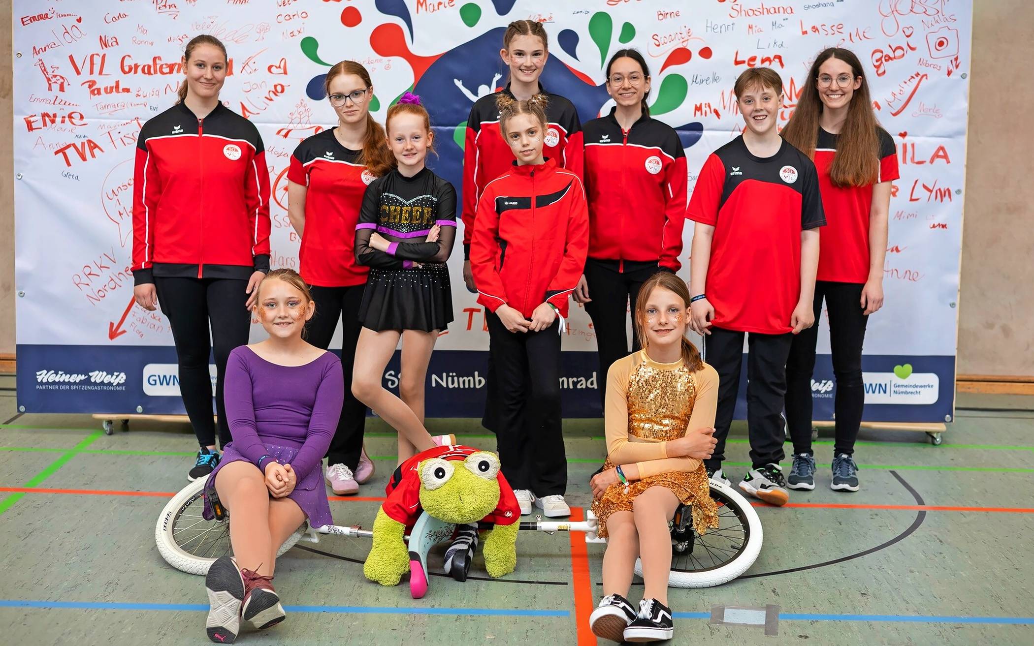 Einradfahrer der SG Gierath zeigten beim