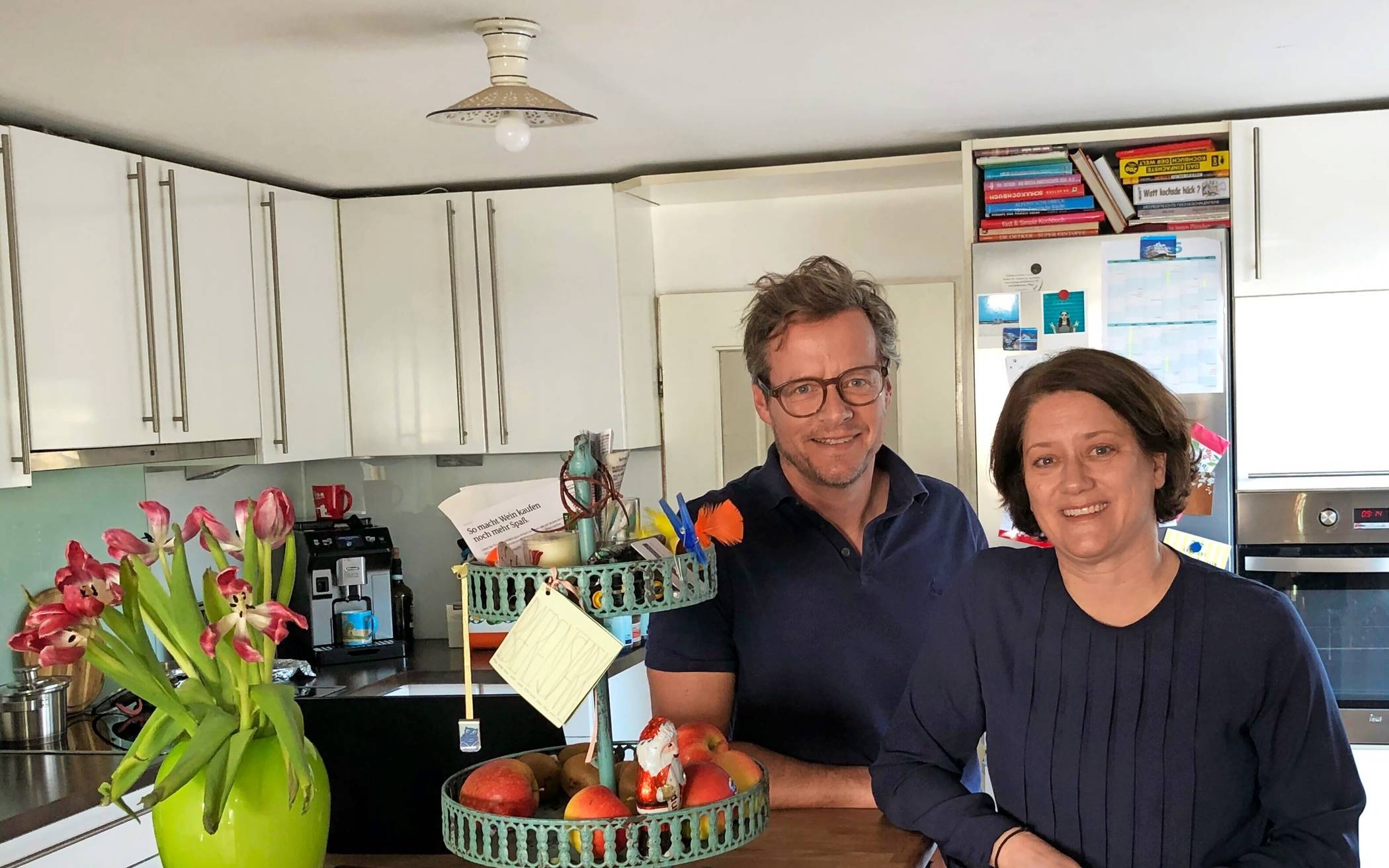 Katharina Reinhold mit ihrem zweiten Mann