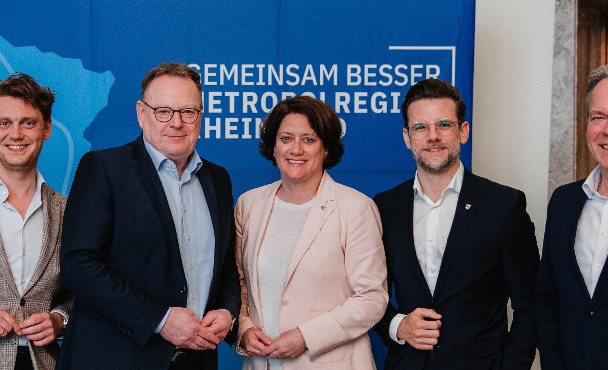 Der neugewählte Vorstand der Metropolregion Rheinland